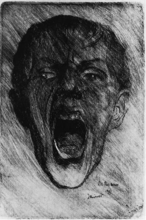 Self-portrait 1 — Max Beckmann