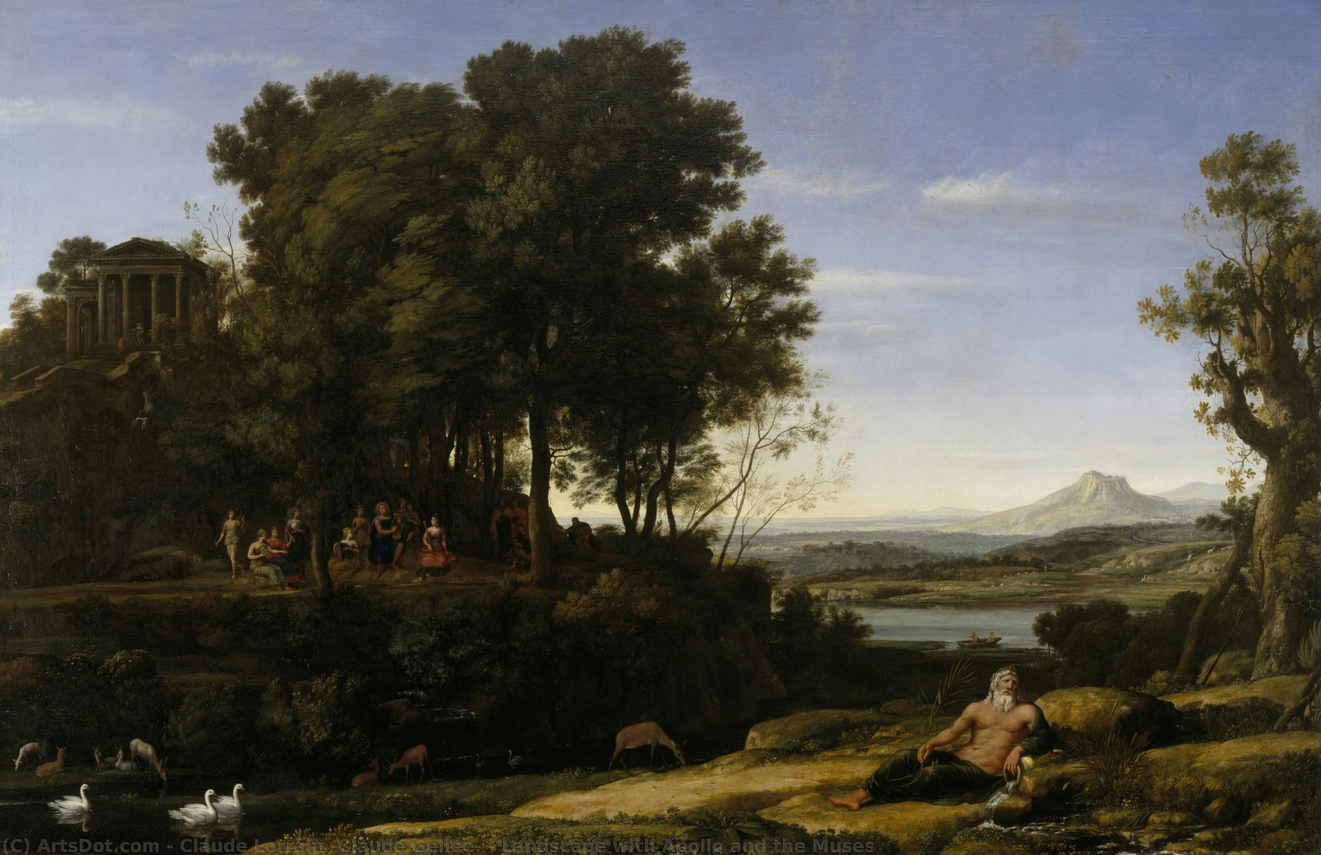 Landscape With Apollo And The Muses — Claude Lorrain
