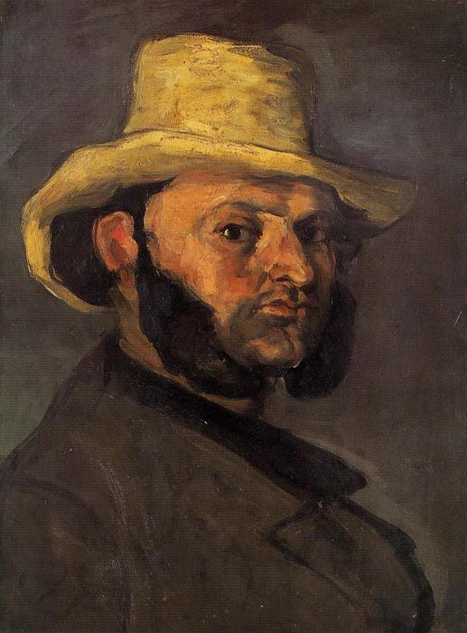 Mann Mit Strohhut — Paul Cézanne