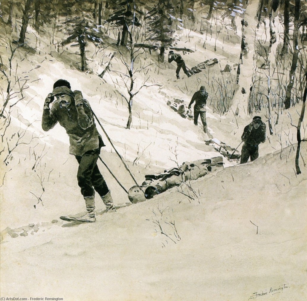 The White Forest — Frederic Remington