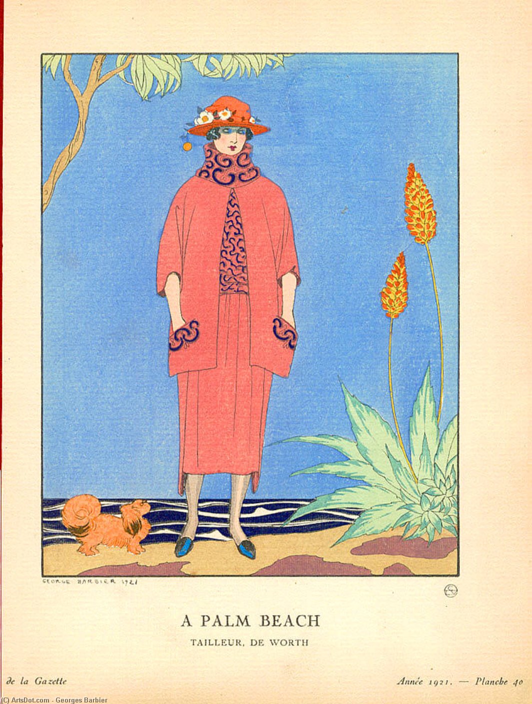 A Palm Beach — Georges Barbier