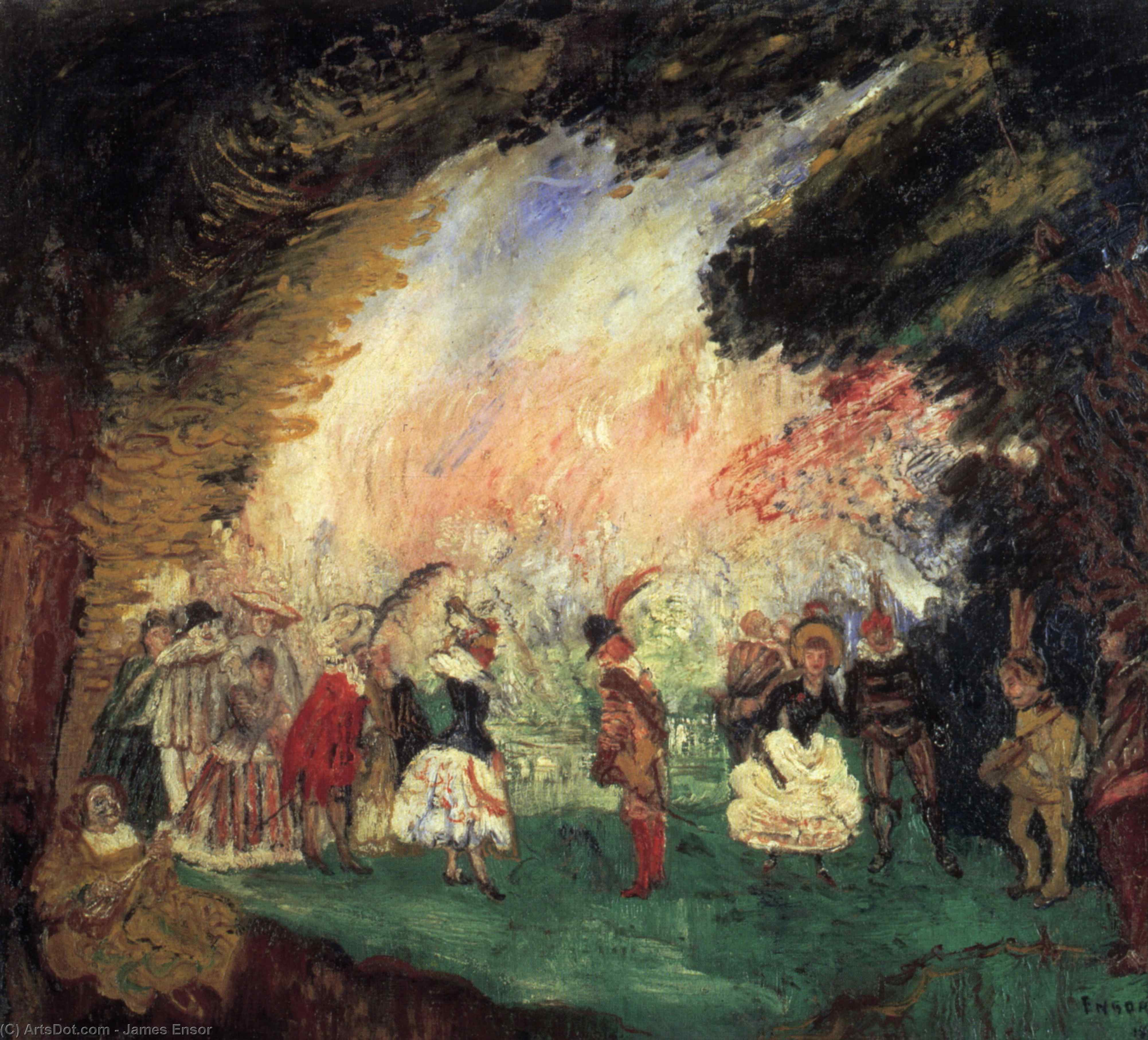 Der Garten Der Liebe — James Ensor