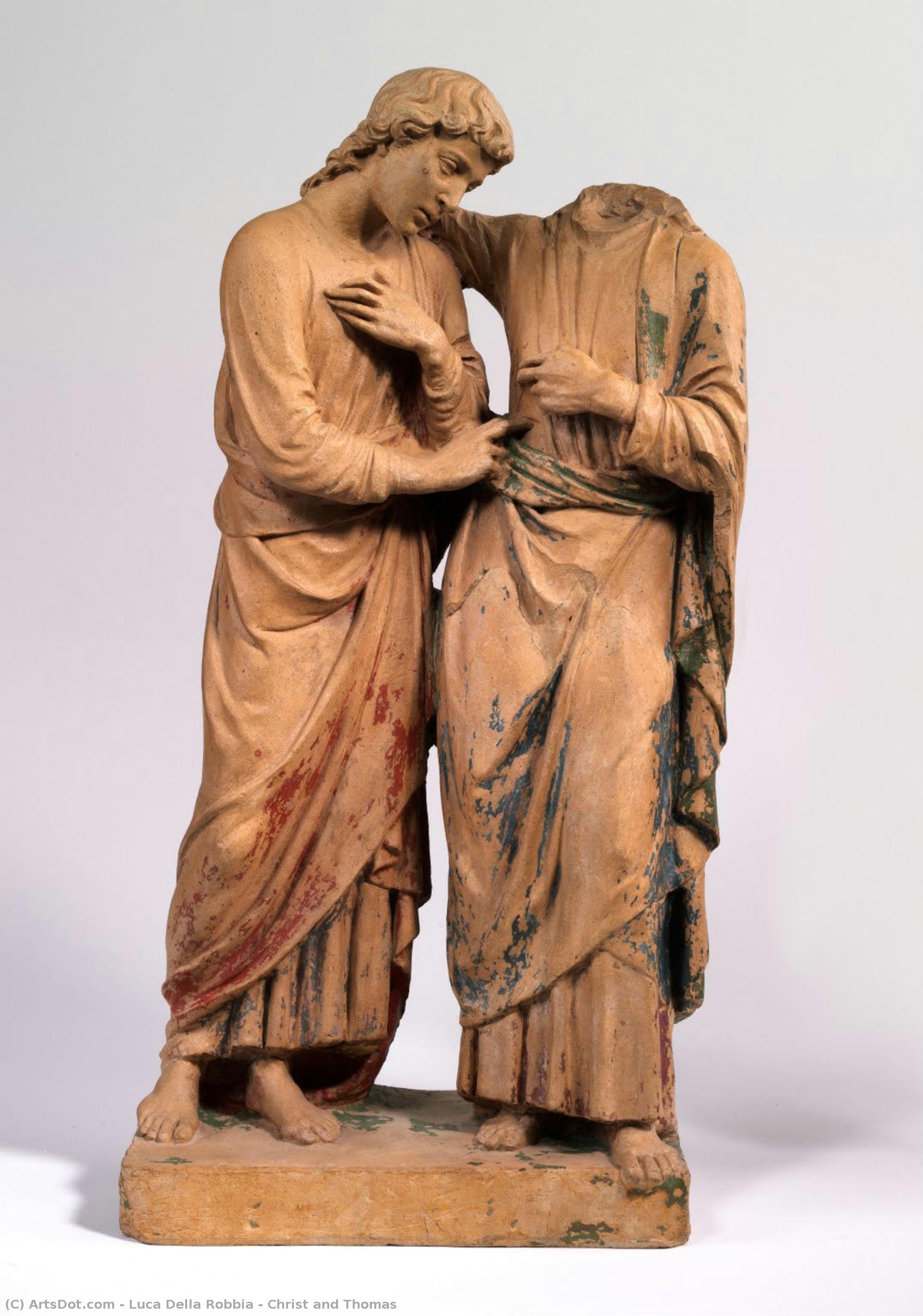 Luca Della Robbia - Kristus a Tomáš