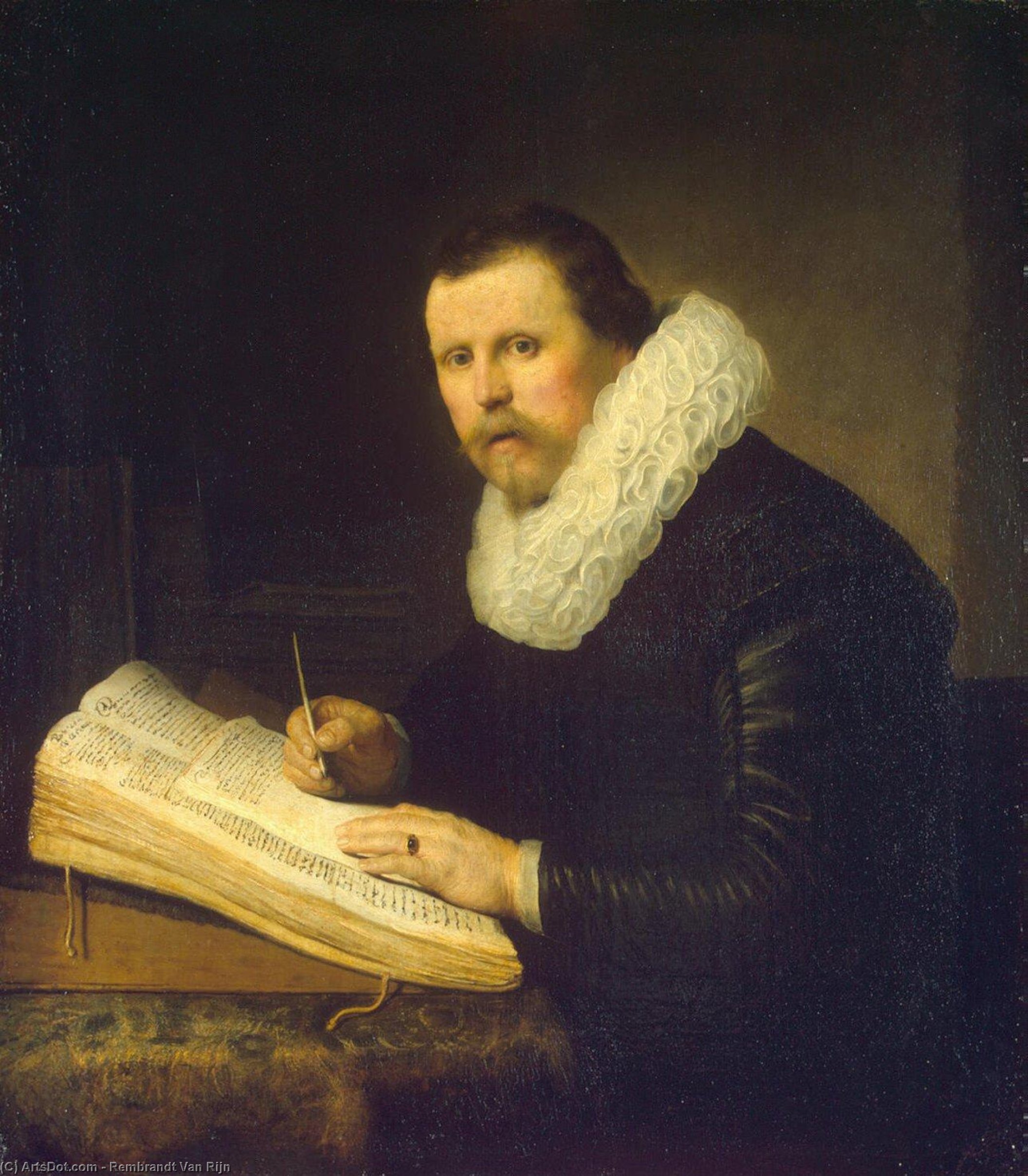 Portrait Of A Scholar, Eremitag - Ritratto Dello Studioso — Rembrandt Van Rijn