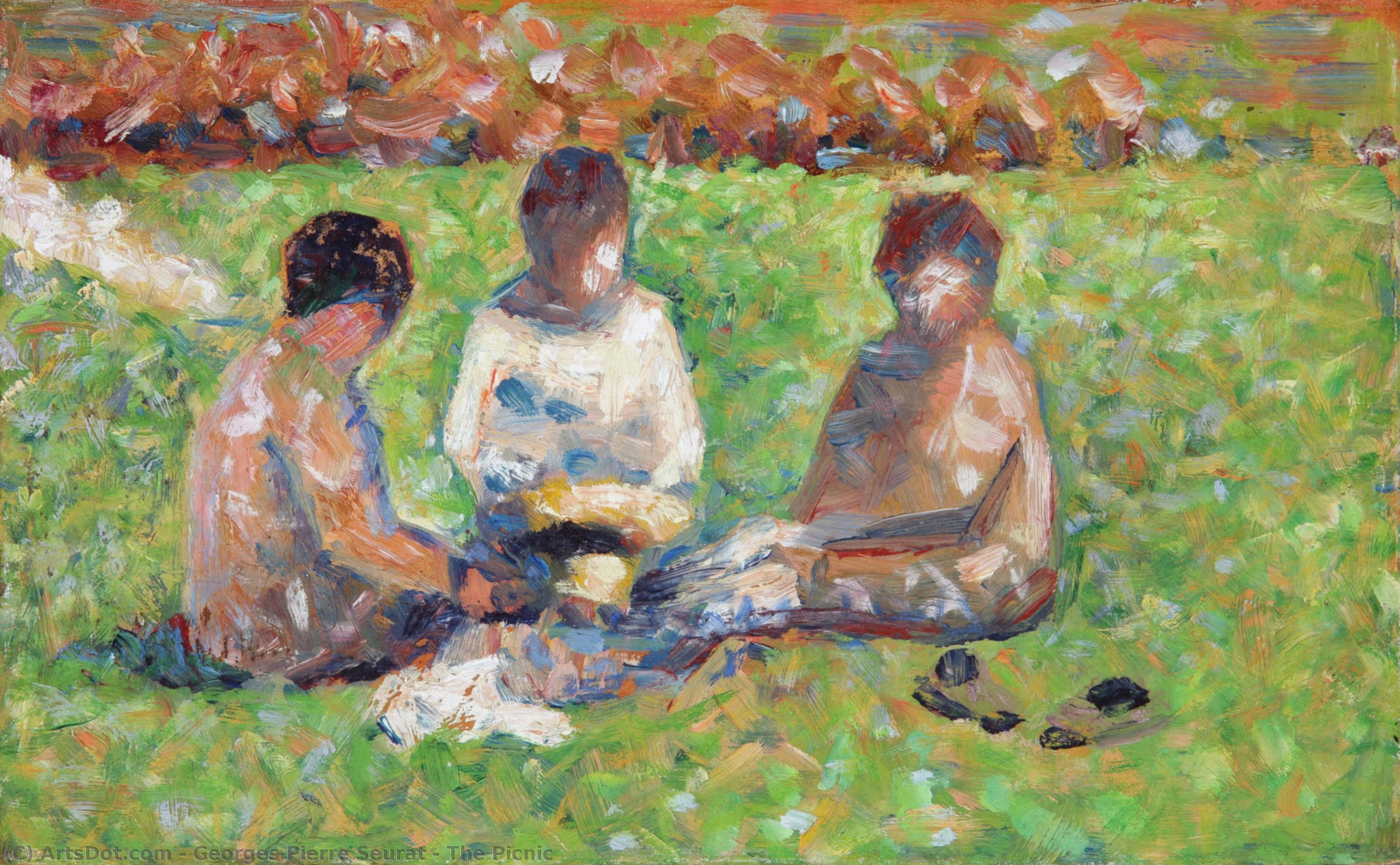 Georges Pierre Seurat - The Picnic