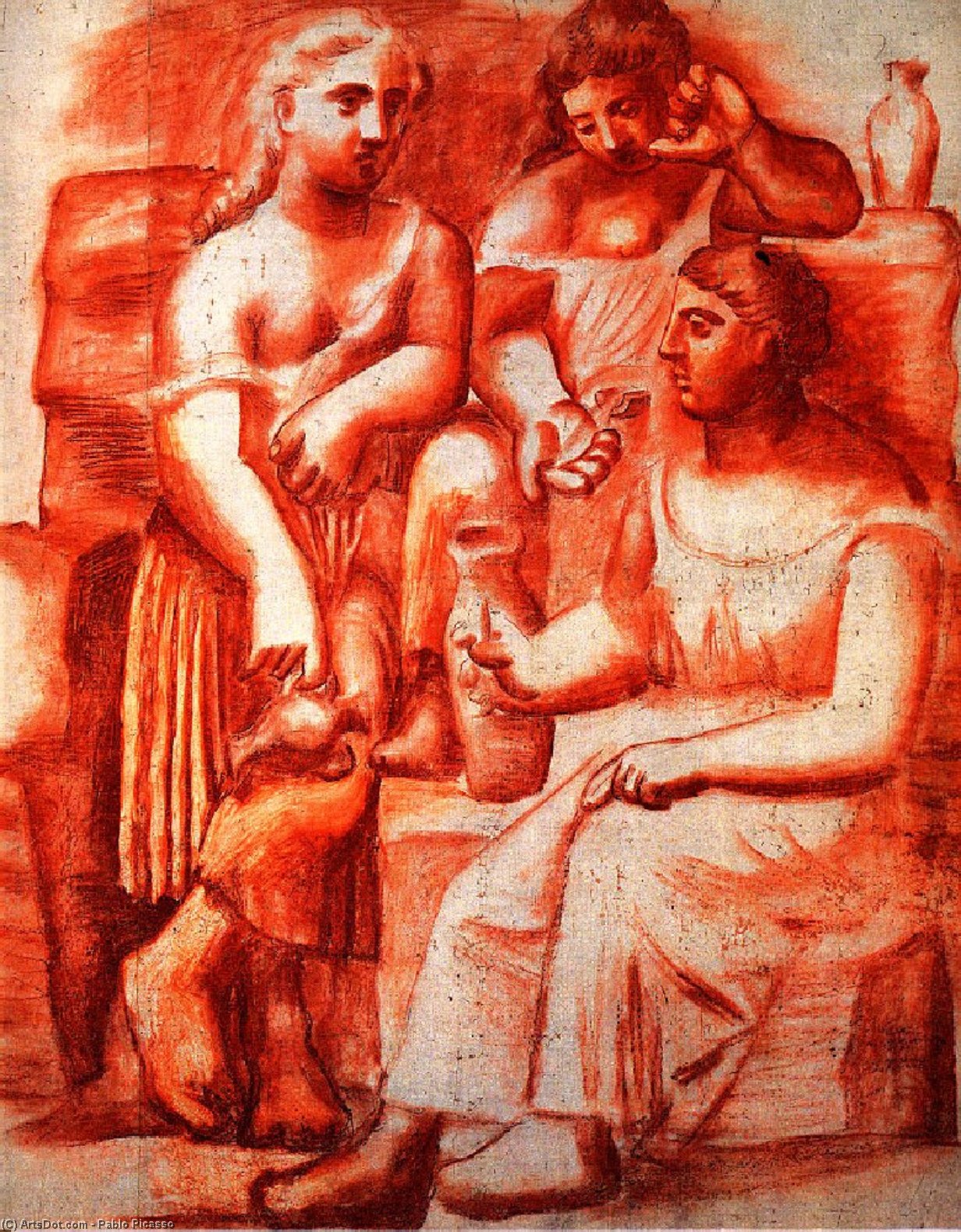 Tre Donne Alla Fontana — Pablo Picasso