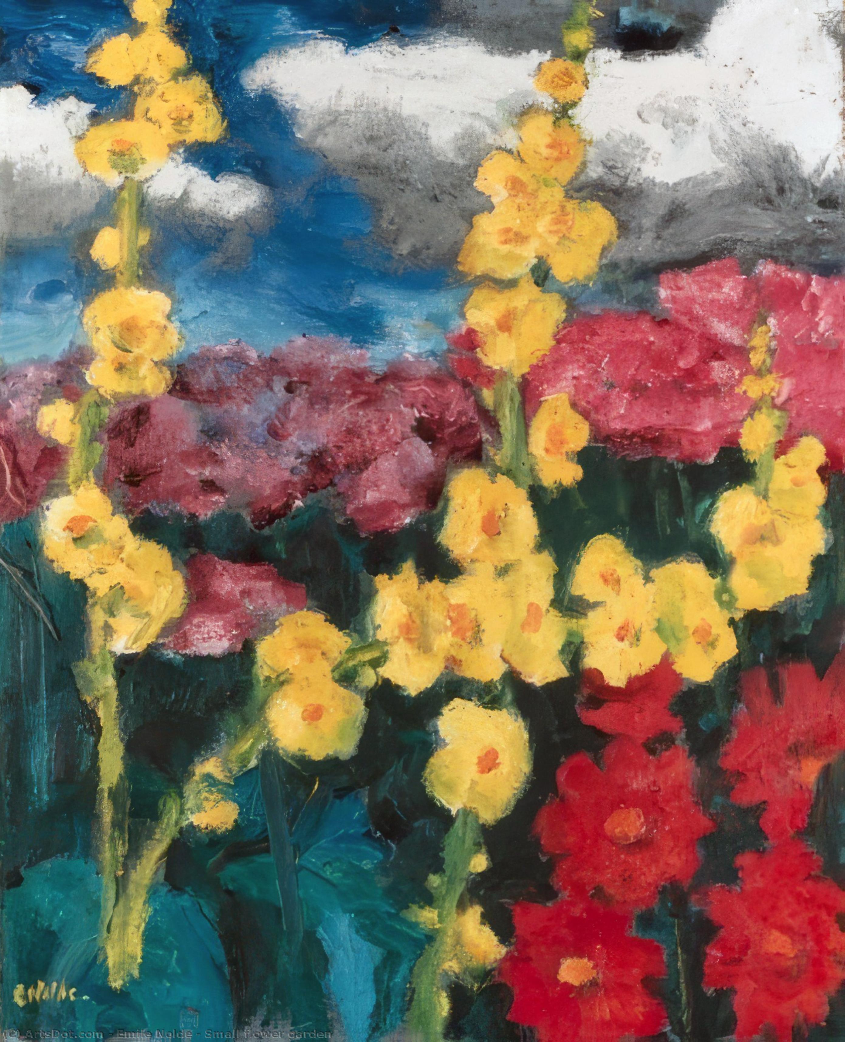 Small Flower Garden — Emil Nolde