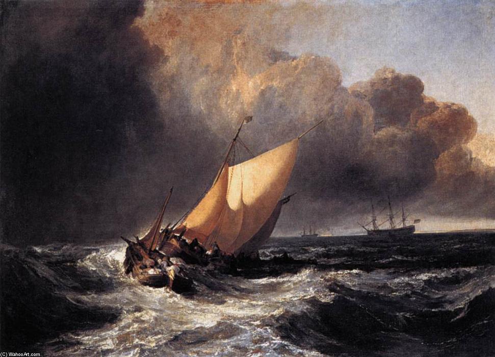 Dutch Boats In A Gale - Niederländische Schiffe Im Sturm — Joseph Mallord William Turner
