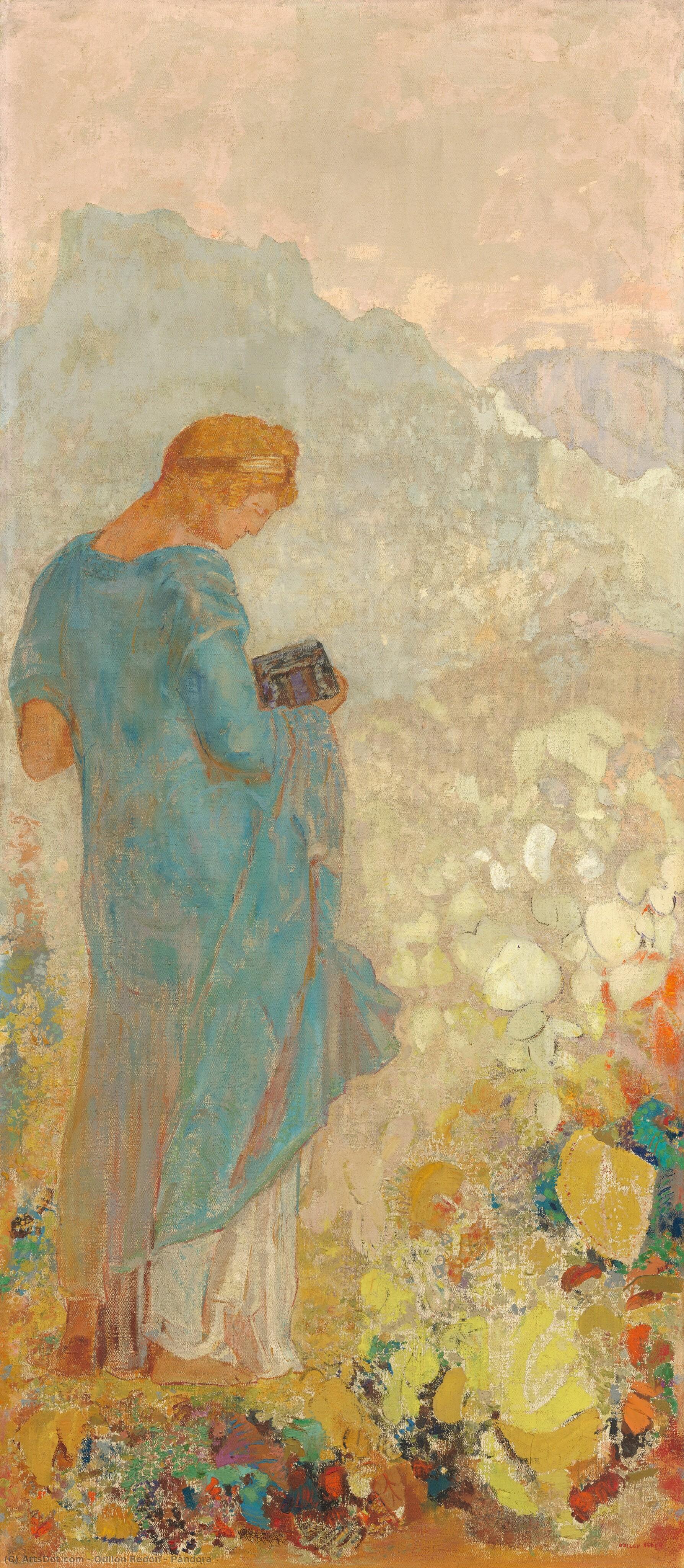 Pandora — Odilon Redon