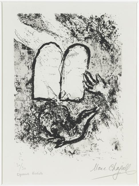 Las Tablillas De Ley — Marc Chagall