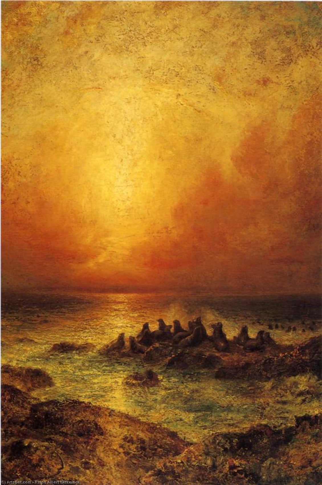 Seal Rocks — Ralph Albert Blakelock