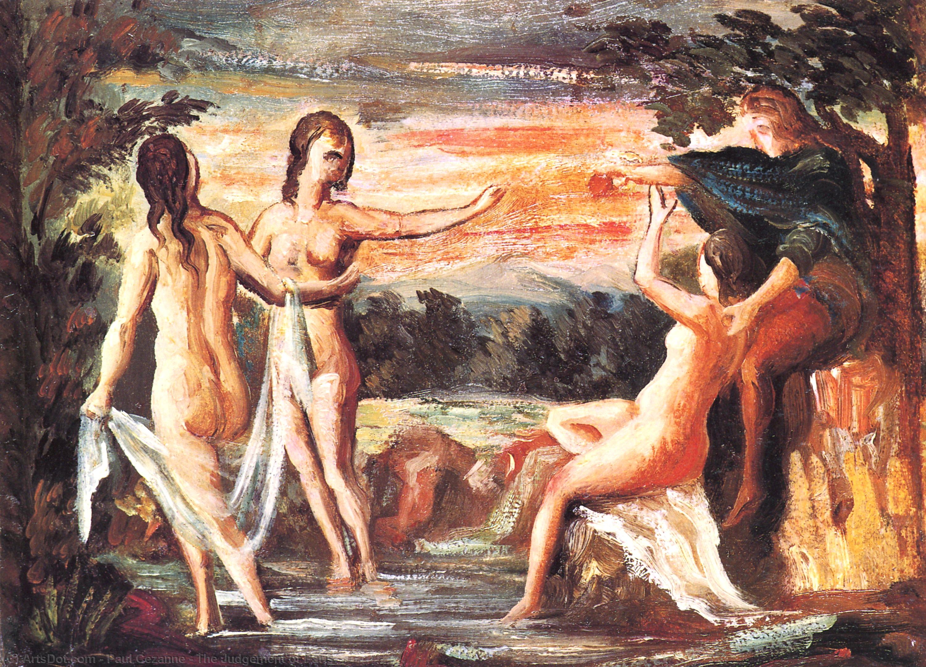 Il Giudizio Di Paride — Paul Cézanne