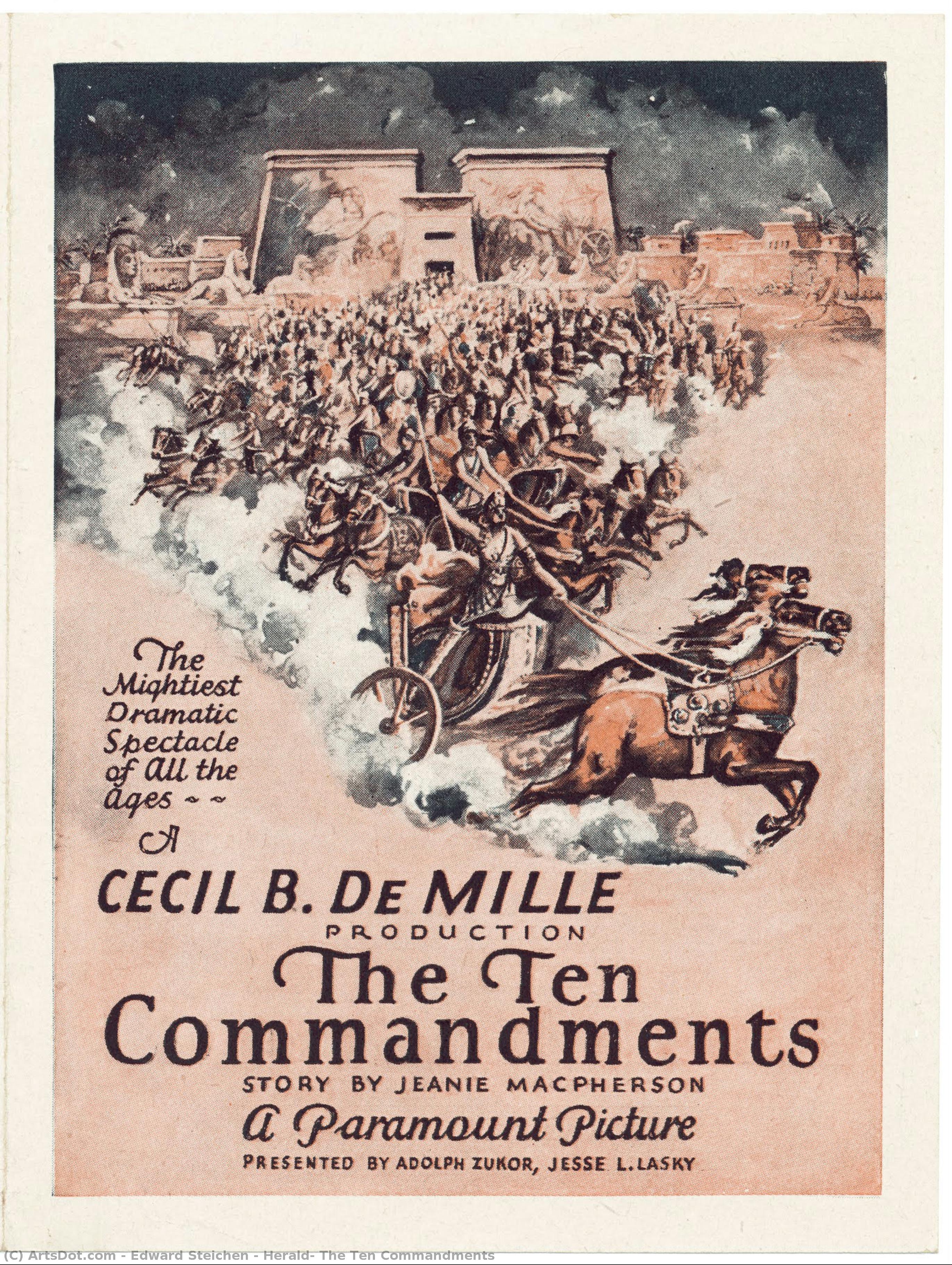 Edward Steichen - Herald, The Ten Commandments