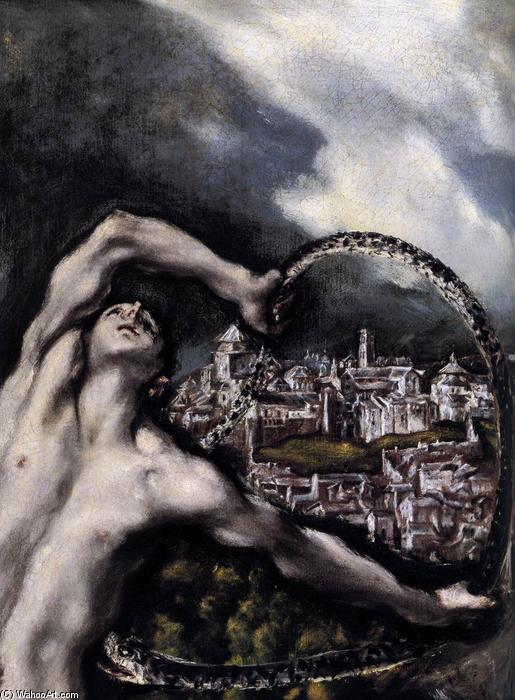El Greco - Laocoön (detail)