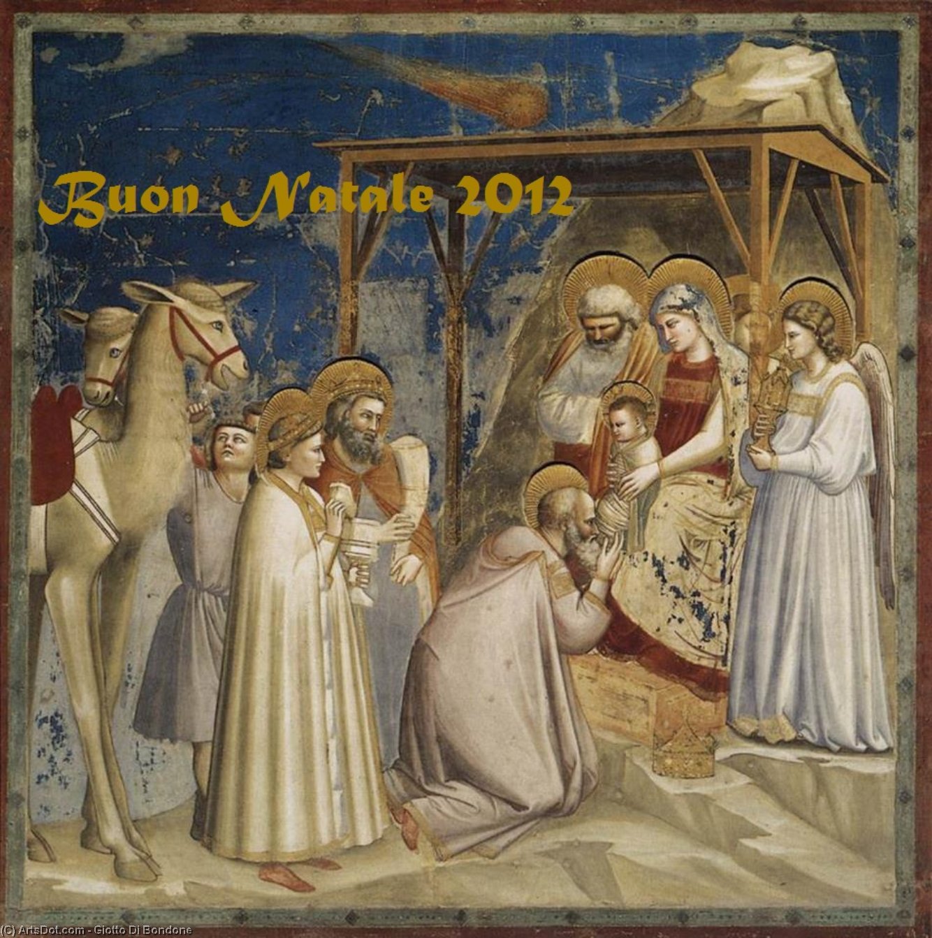 Adoration Of The Magi — Giotto Di Bondone