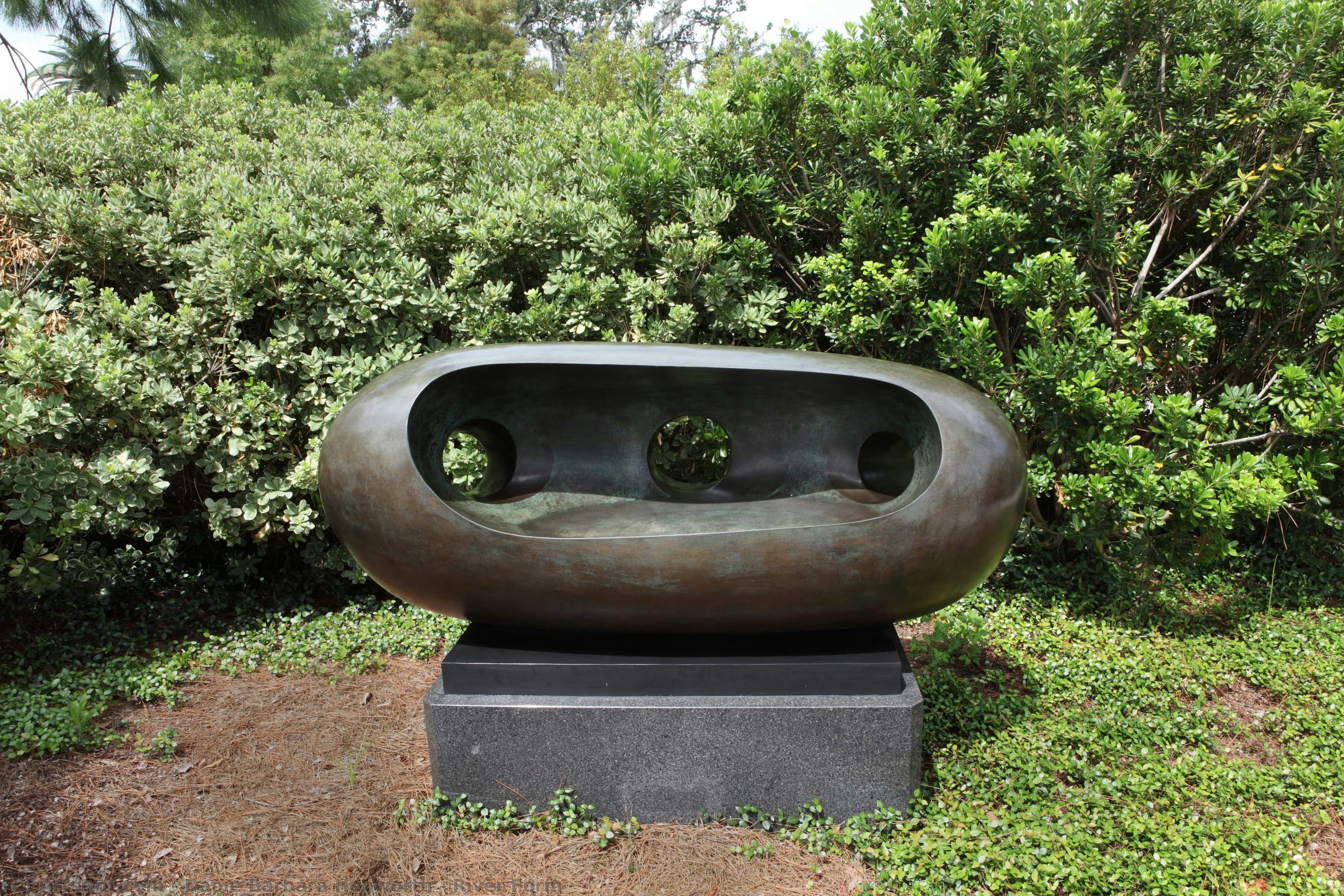 River Form — Barbara Hepworth, Bronze, Modernism