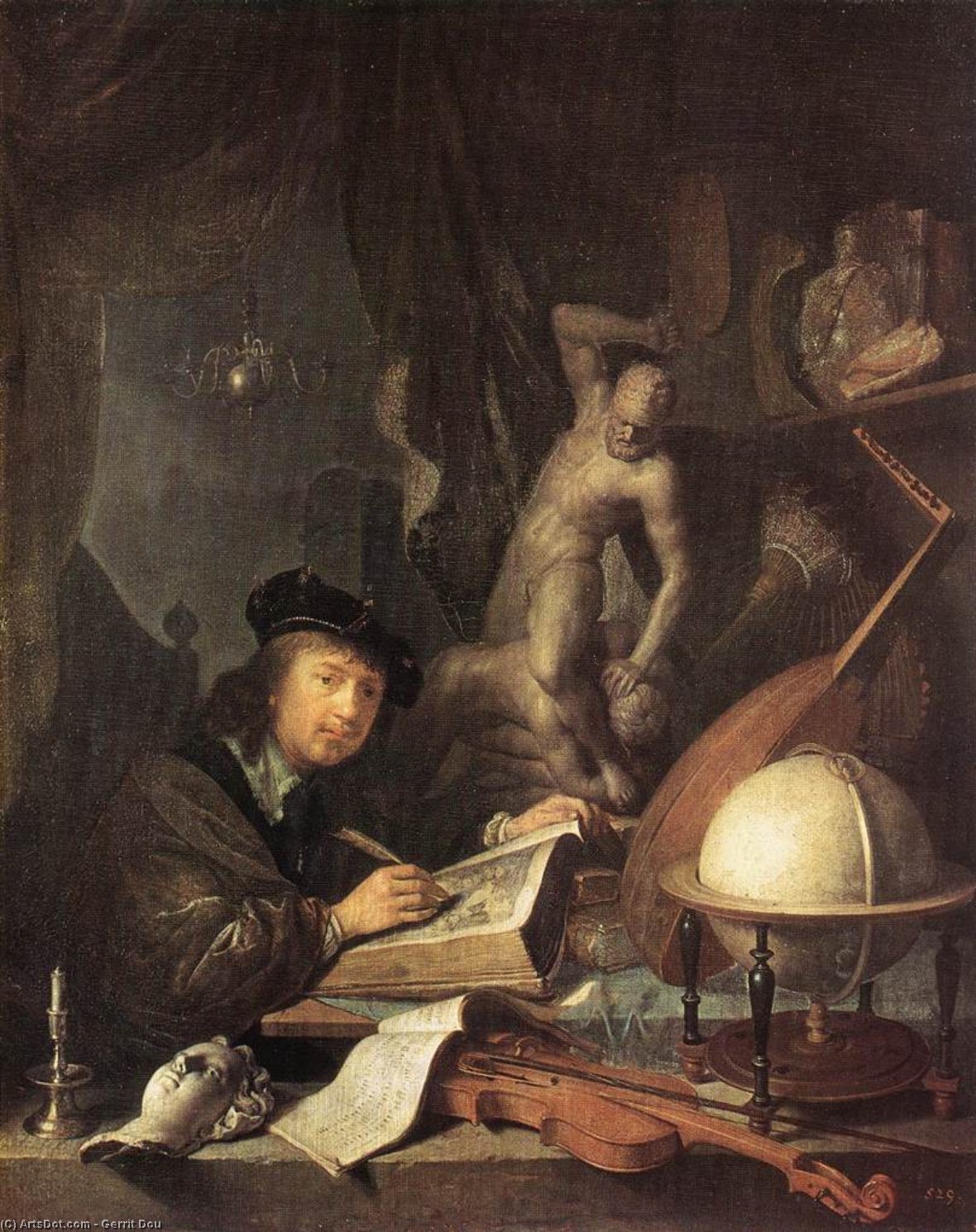 Painter In His Studio — غيريت دو