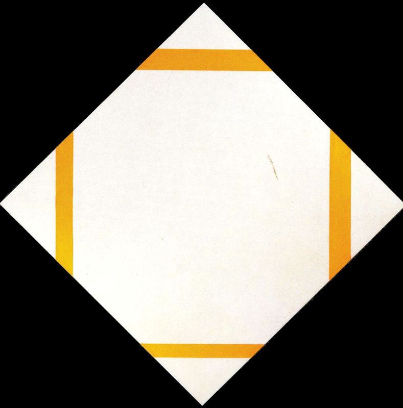 Composition With Yellow Lines — Piet Mondrian