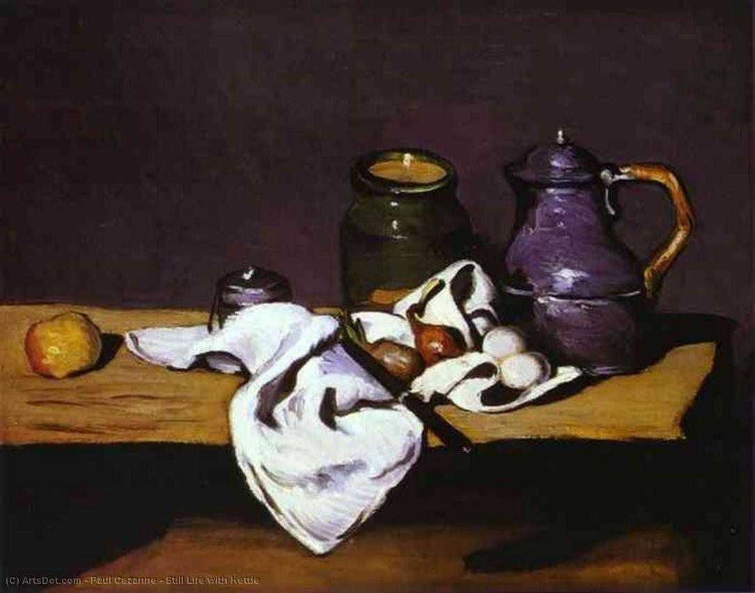 Bodegón Con Tetera — Paul Cézanne