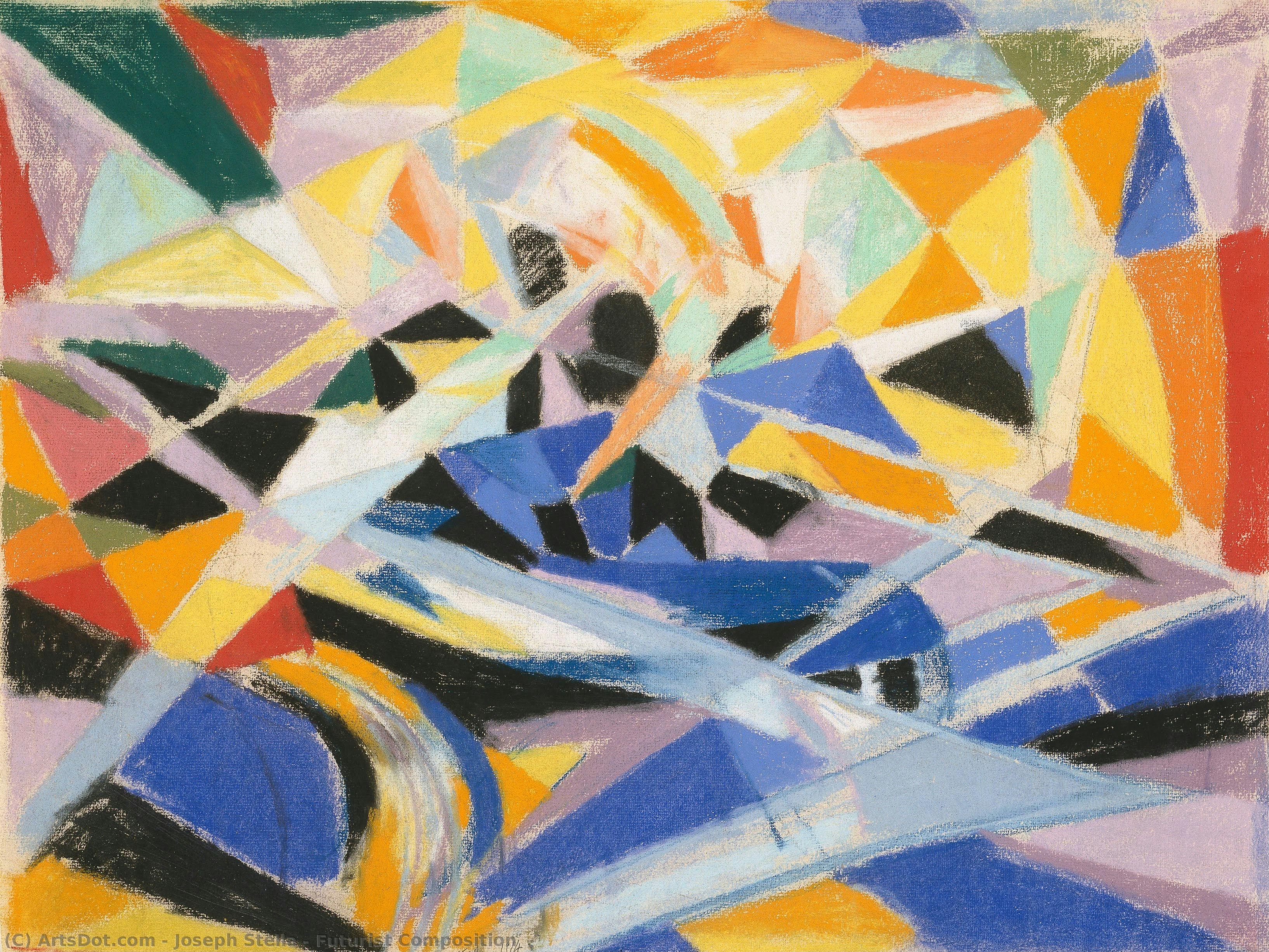 Composición Futurista — Joseph Stella
