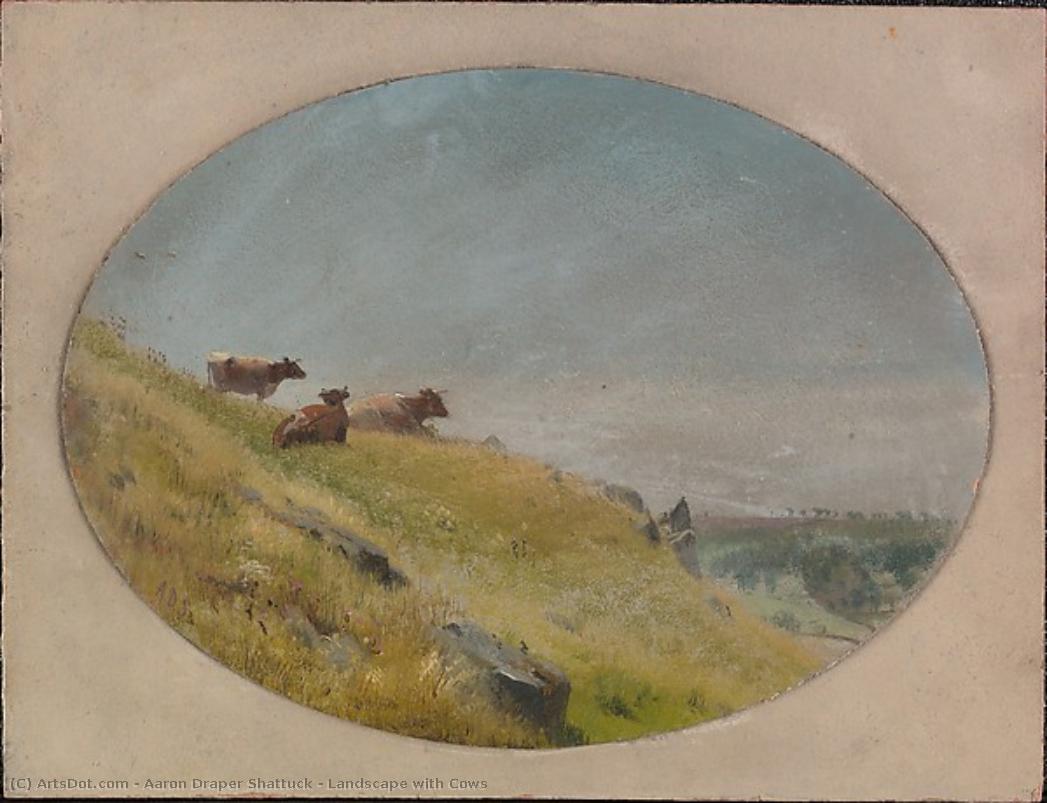 Landscape With Cows — Aaron Draper Shattuck