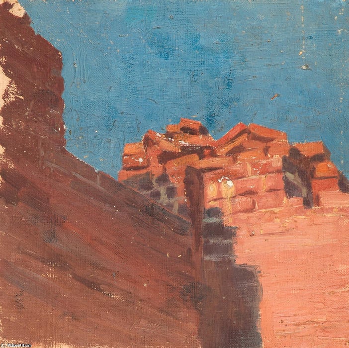 Nicolás Roerich - Estudio de muros
