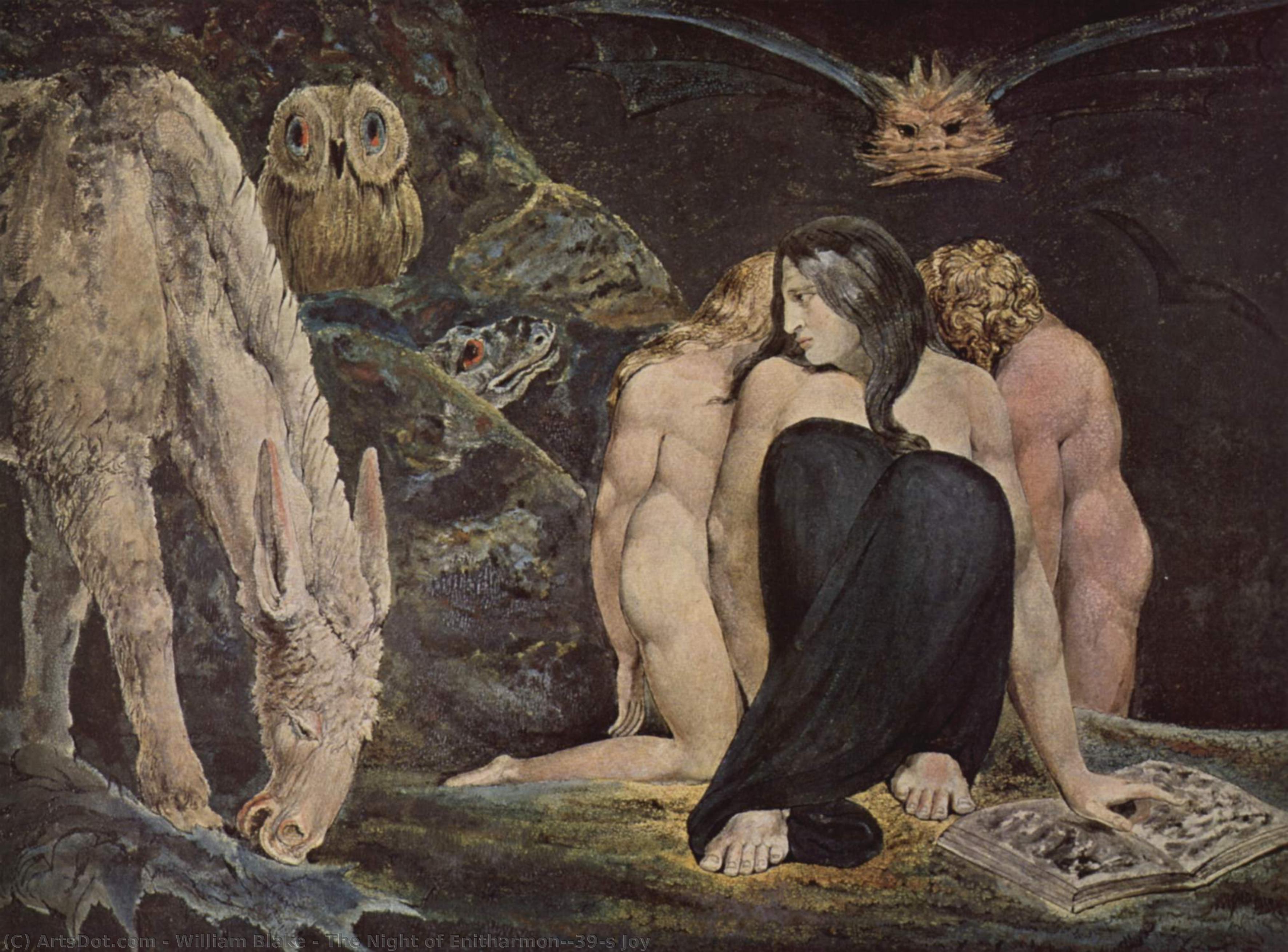 Die Nacht Der Freude Von Enitharmon — William Blake