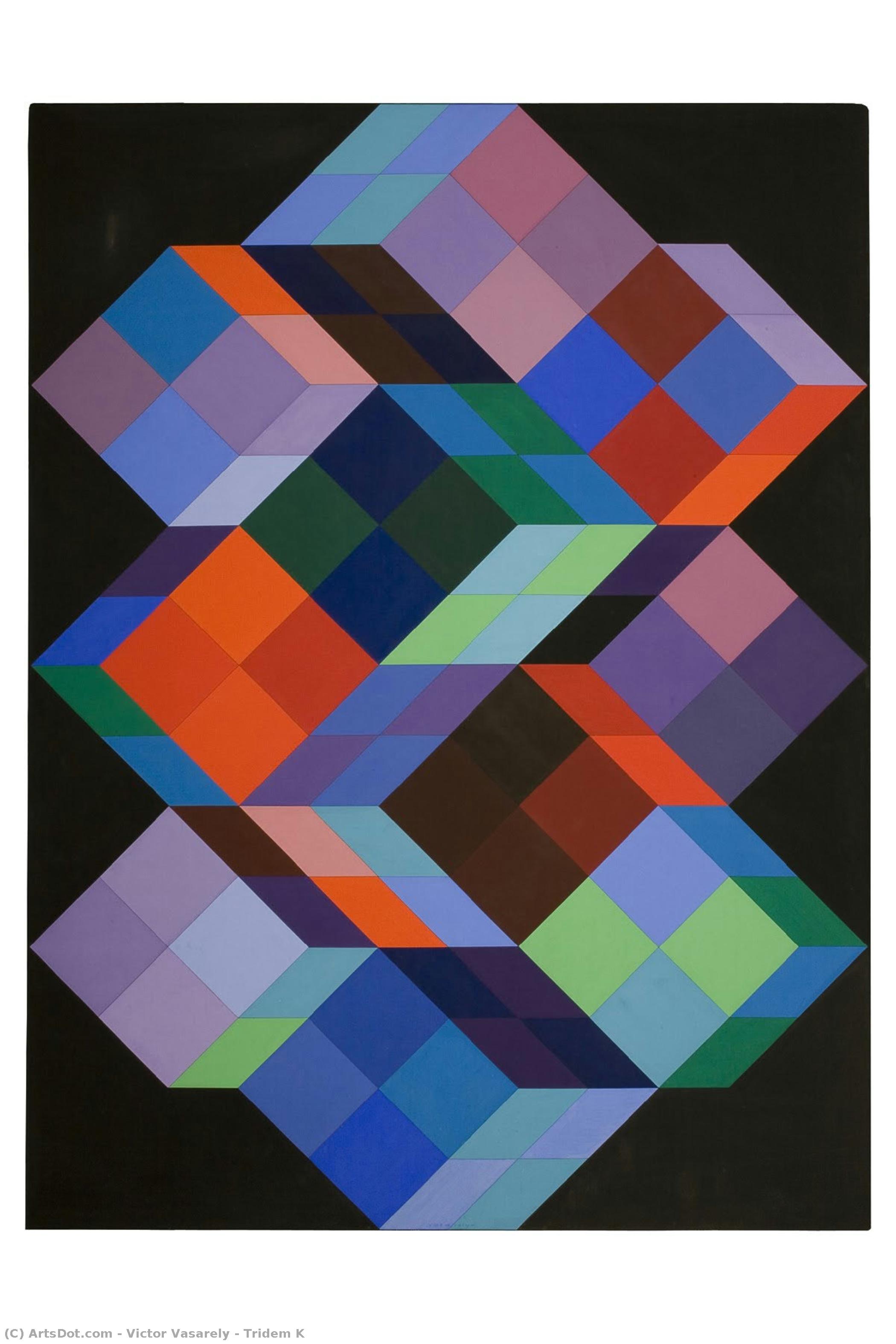 Tridem K — Victor Vasarely