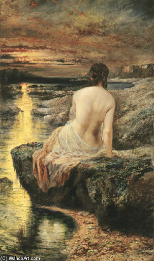 Sunset — Alfred Joseph Woolmer