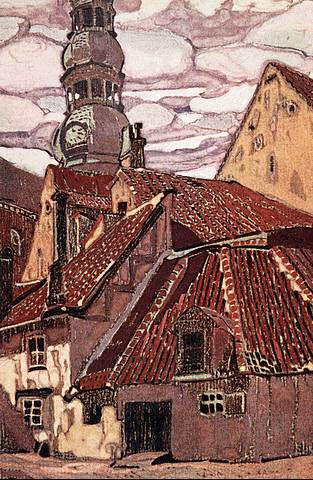 Old Riga — Nikolai Roerich