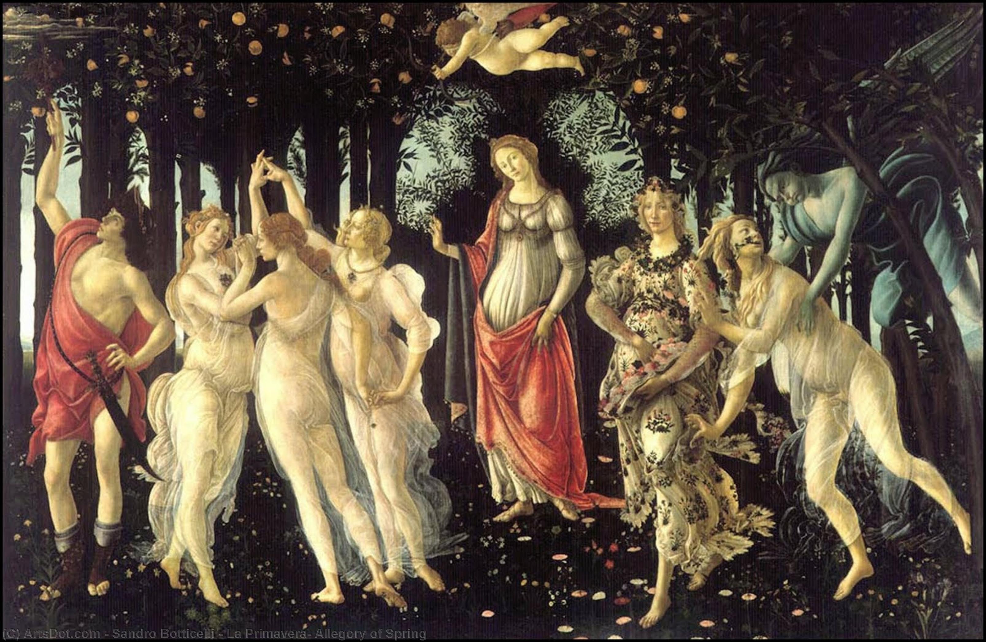 Сандро Ботичели - La Primavera, Allegory of Spring