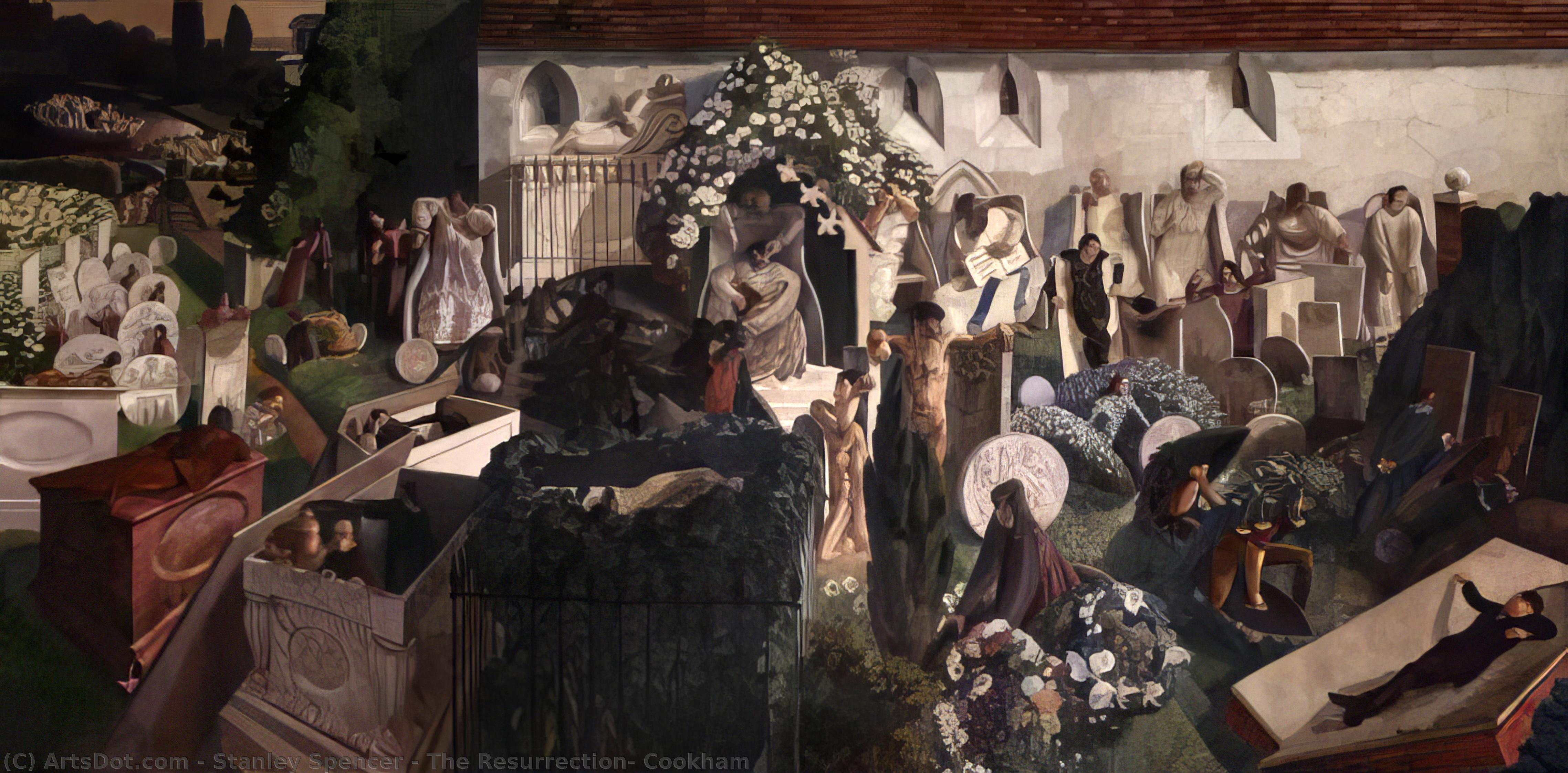 Resurretionen, Cookham — Stanley Spencer