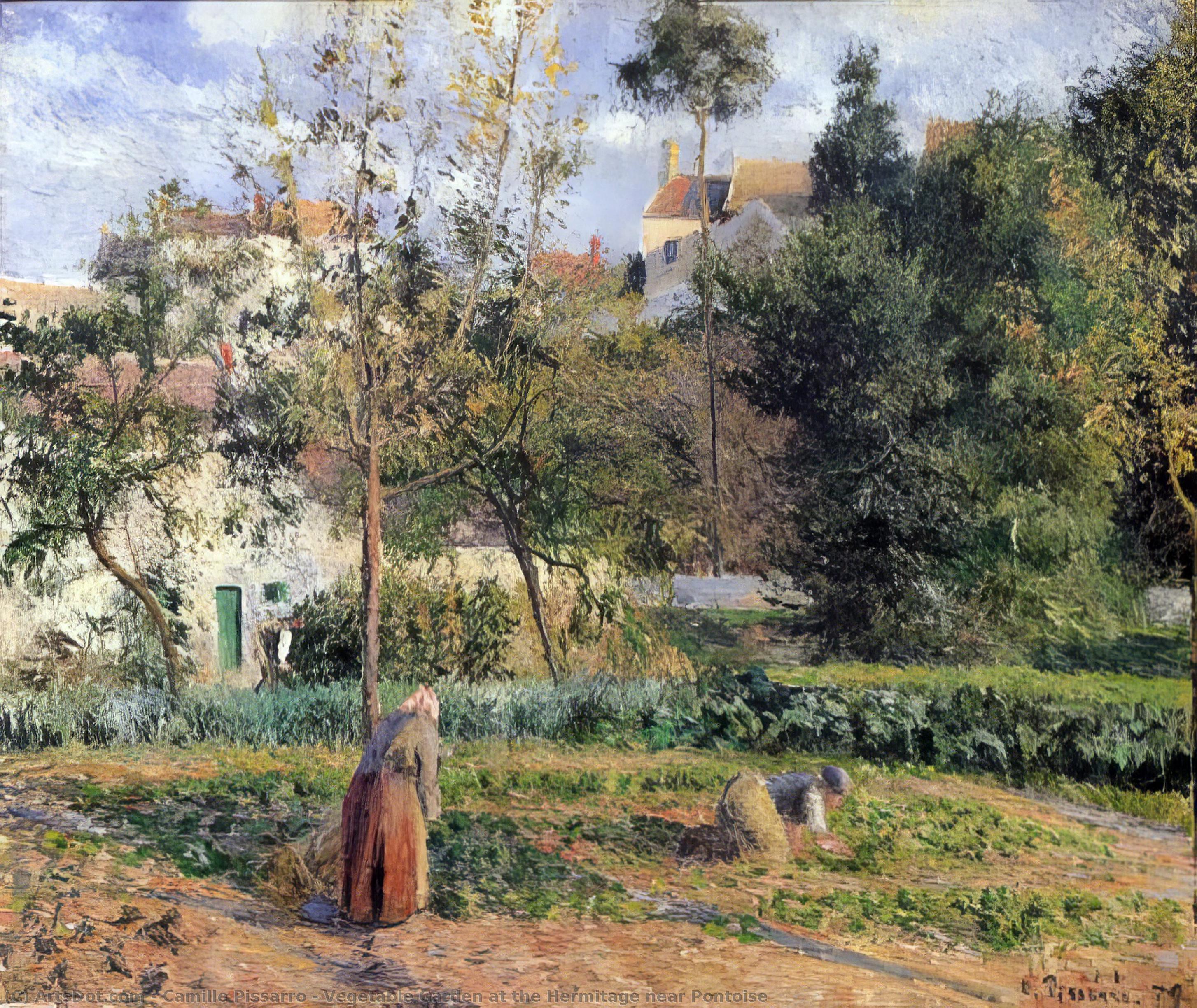 Végétaux Garden At The Hermitage Near Pontoise — კამილ პისაო