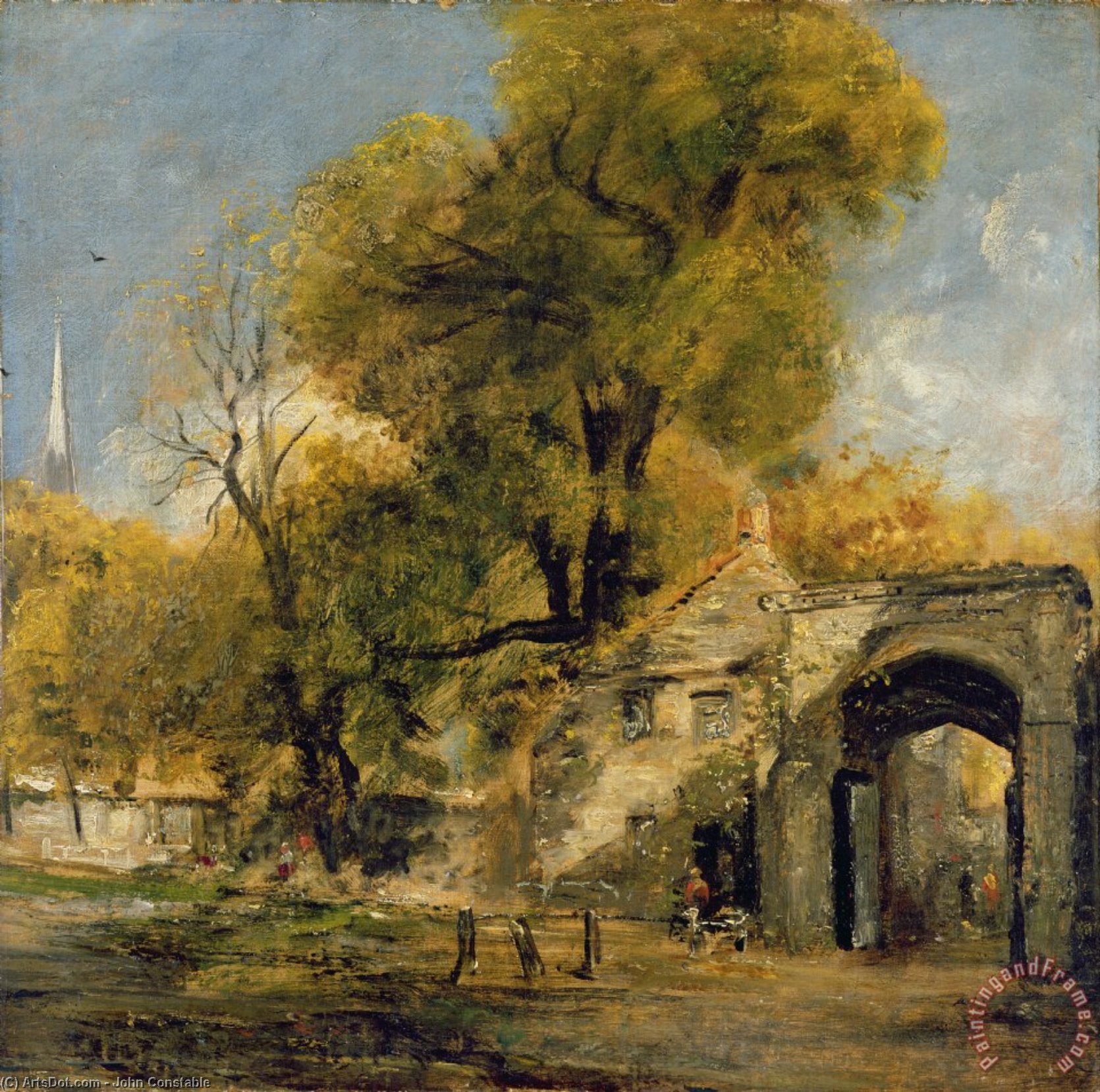 John Constable - Harnham Gate, Salisbury