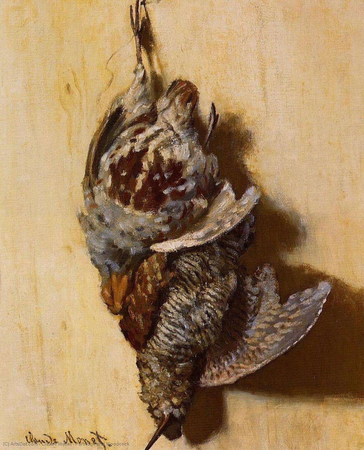 Partridge And Woodcock — Claude Monet