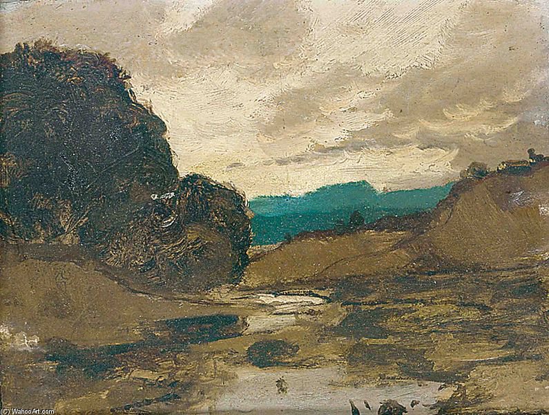 Sunset Over The River — Karl Heffner