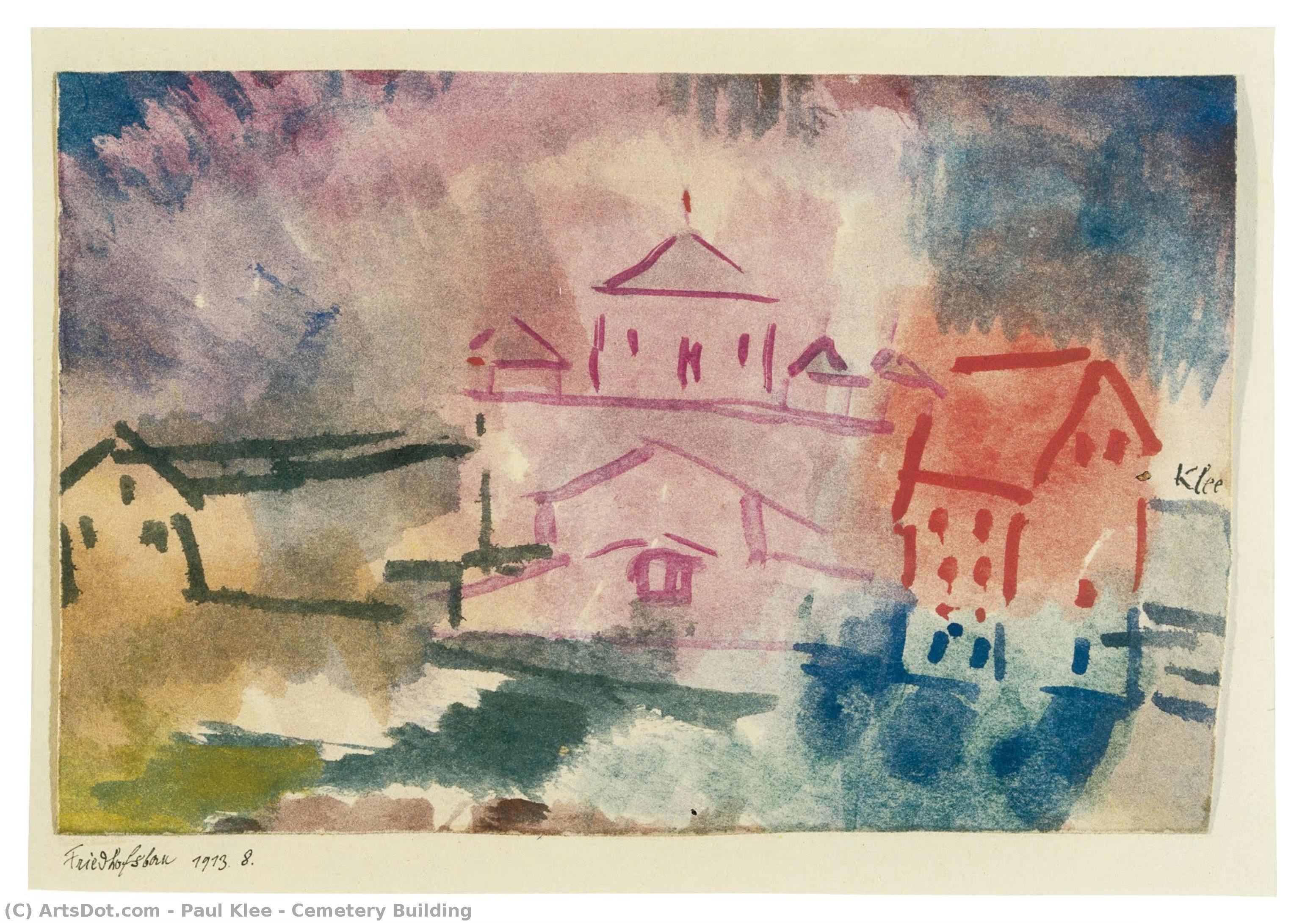 Edificio Del Cimitero — Paul Klee
