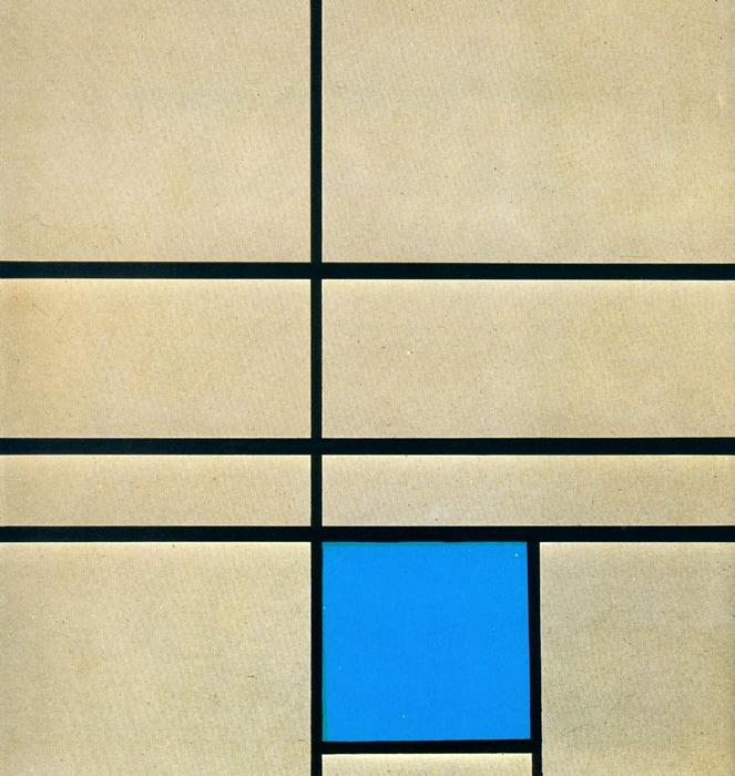Composition With Blue 1 — Piet Mondrian