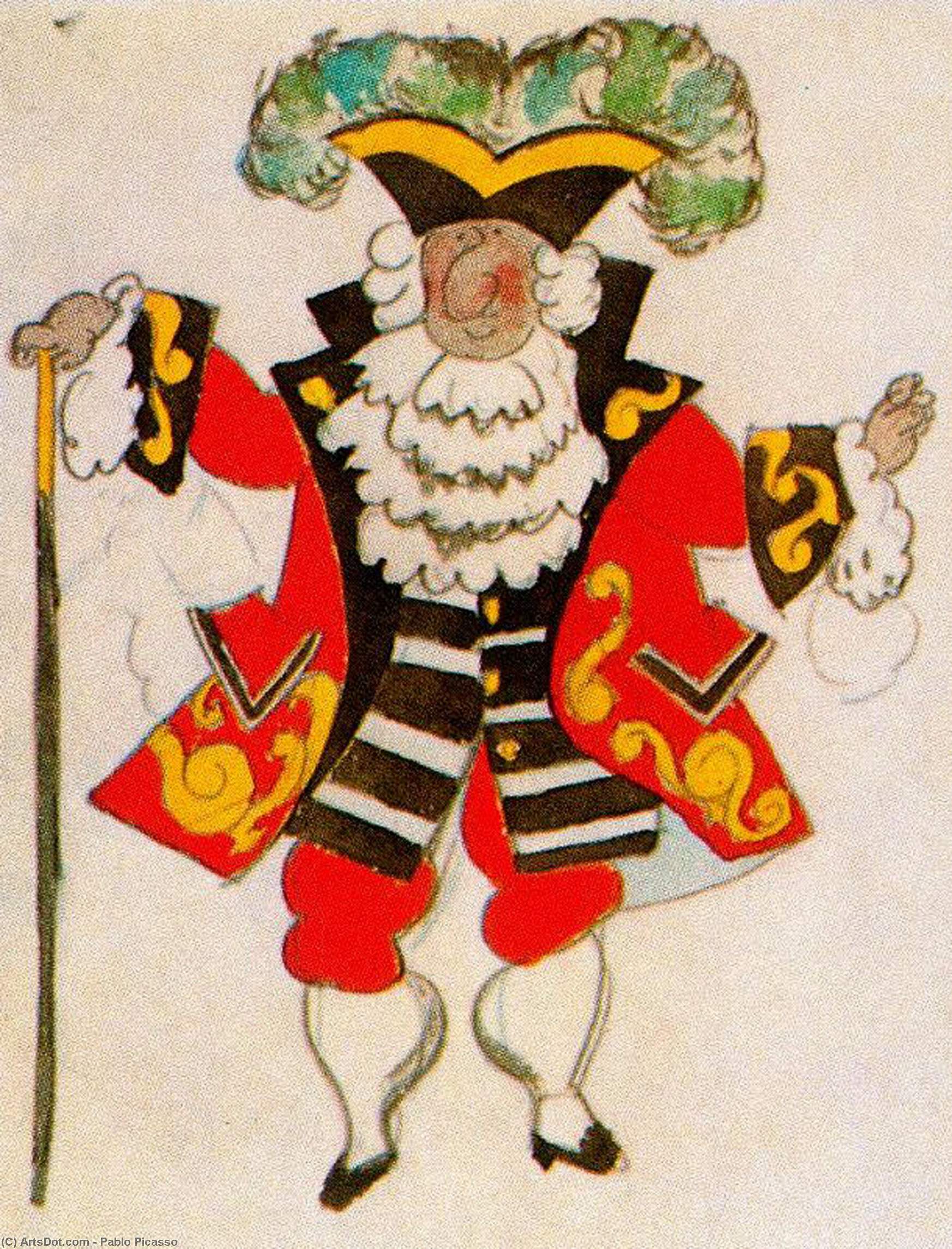 Pablo Picasso - 'Costume design for ballet ''Tricorne'''