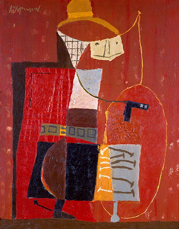 Roy Fox Lichtenstein - The Cowboy (Red)