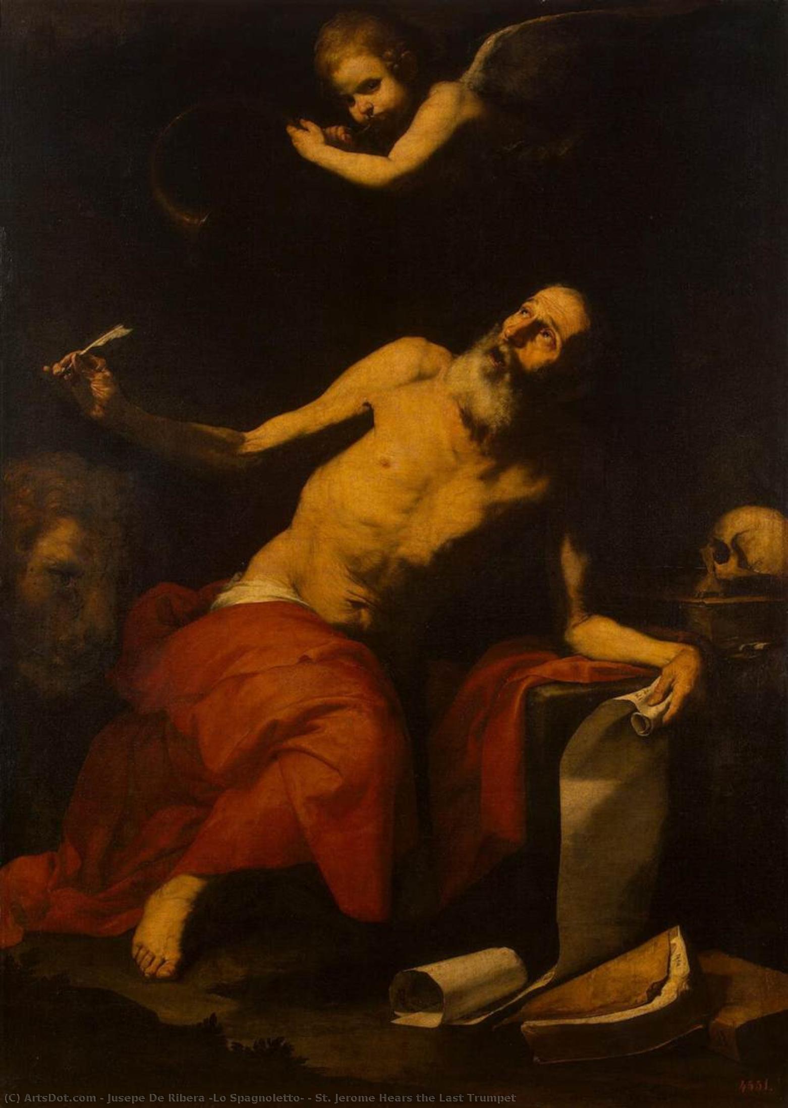 Světící Se Jeroným Slyší Poslední Zvonek — Jusepe De Ribera