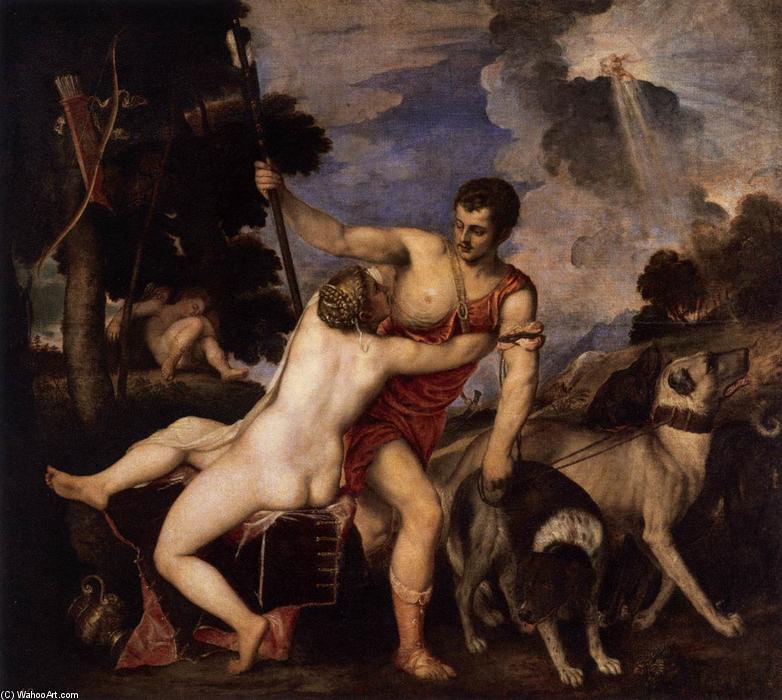 Venus And Adonis — Tycjan
