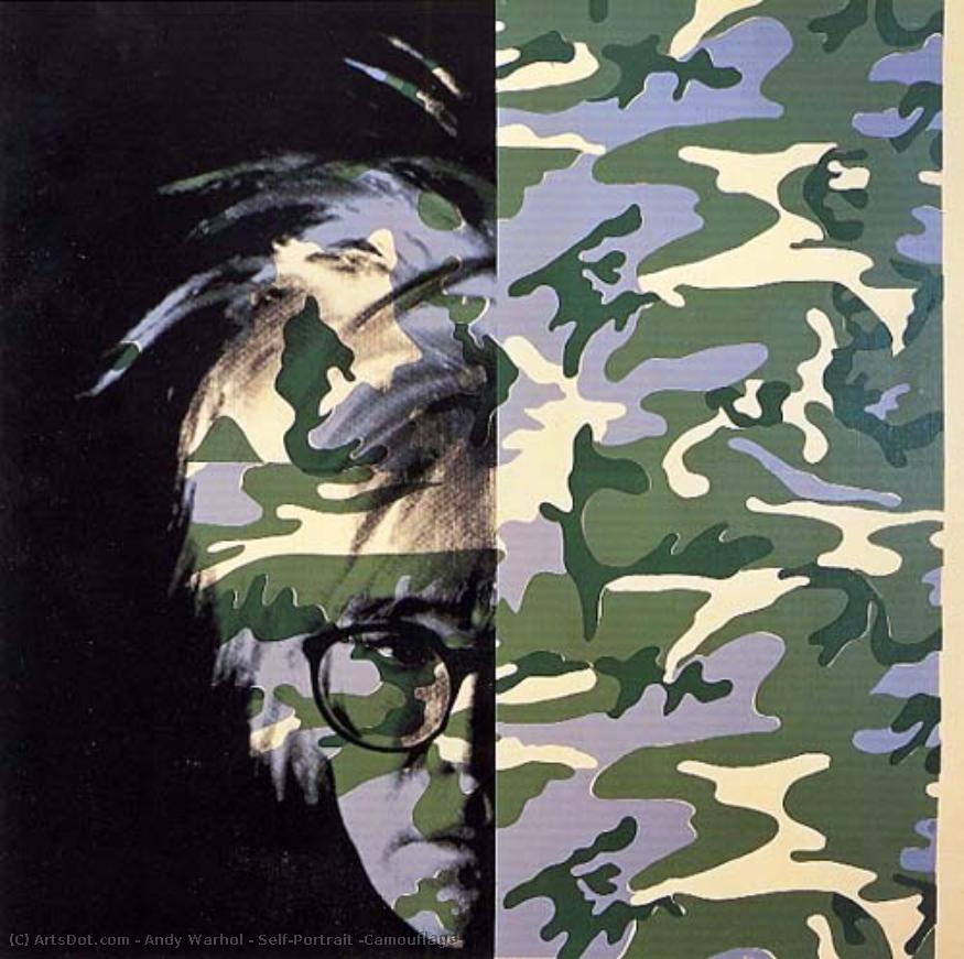 Andy Warhol - Selbstbildnis (Camouflage)