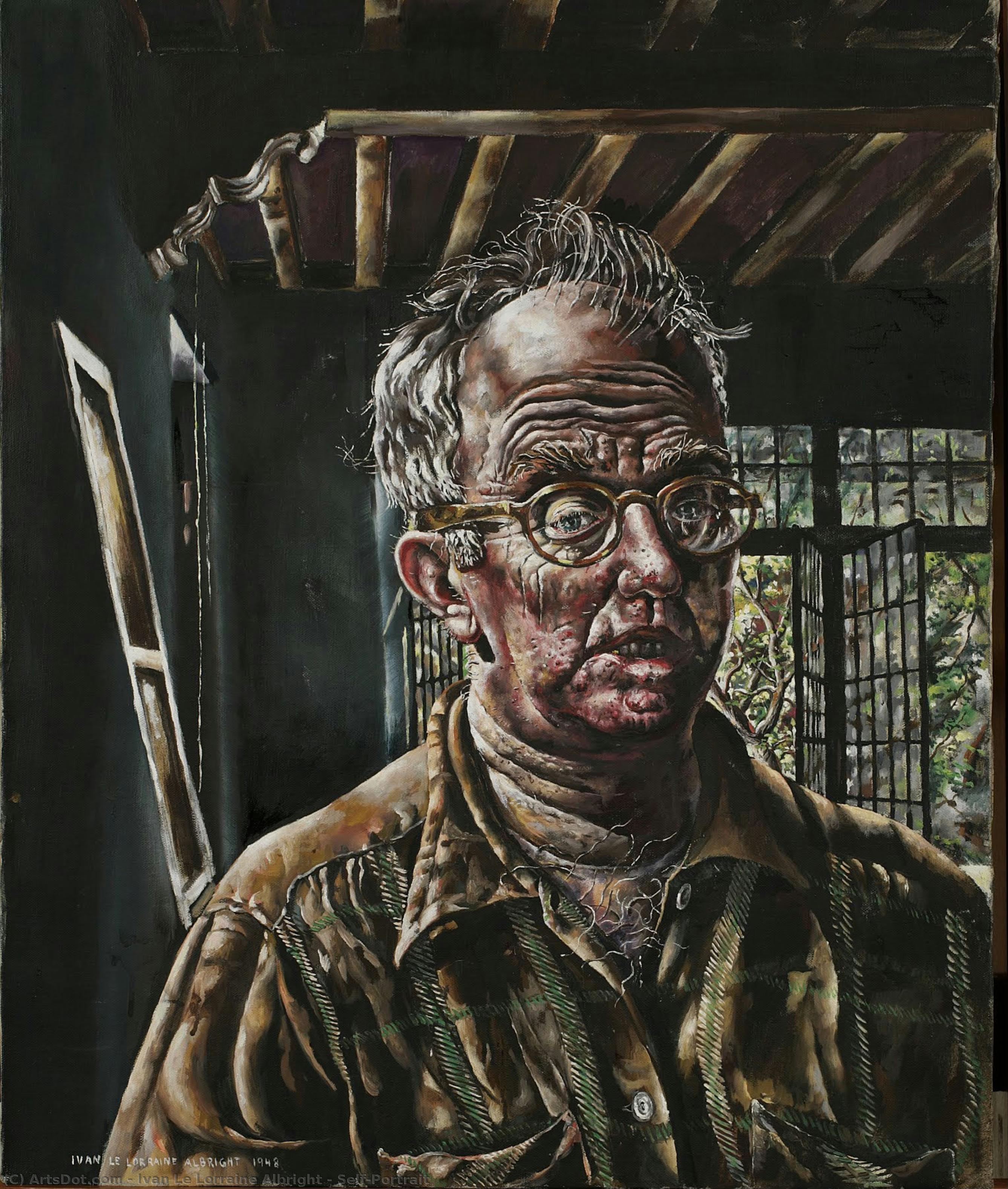 Self-portrait — Ivan Le Lorraine Albright