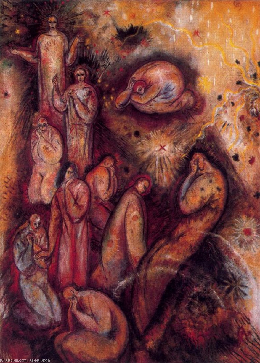 Figures On Dark Ground — Алберт Блох