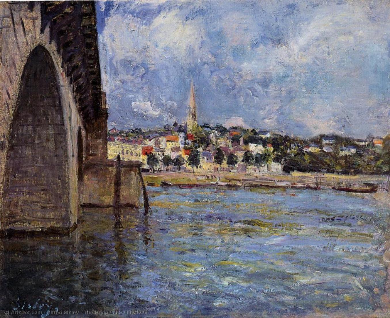 The Bridge At Saint Cloud — ألفريد سيسلي