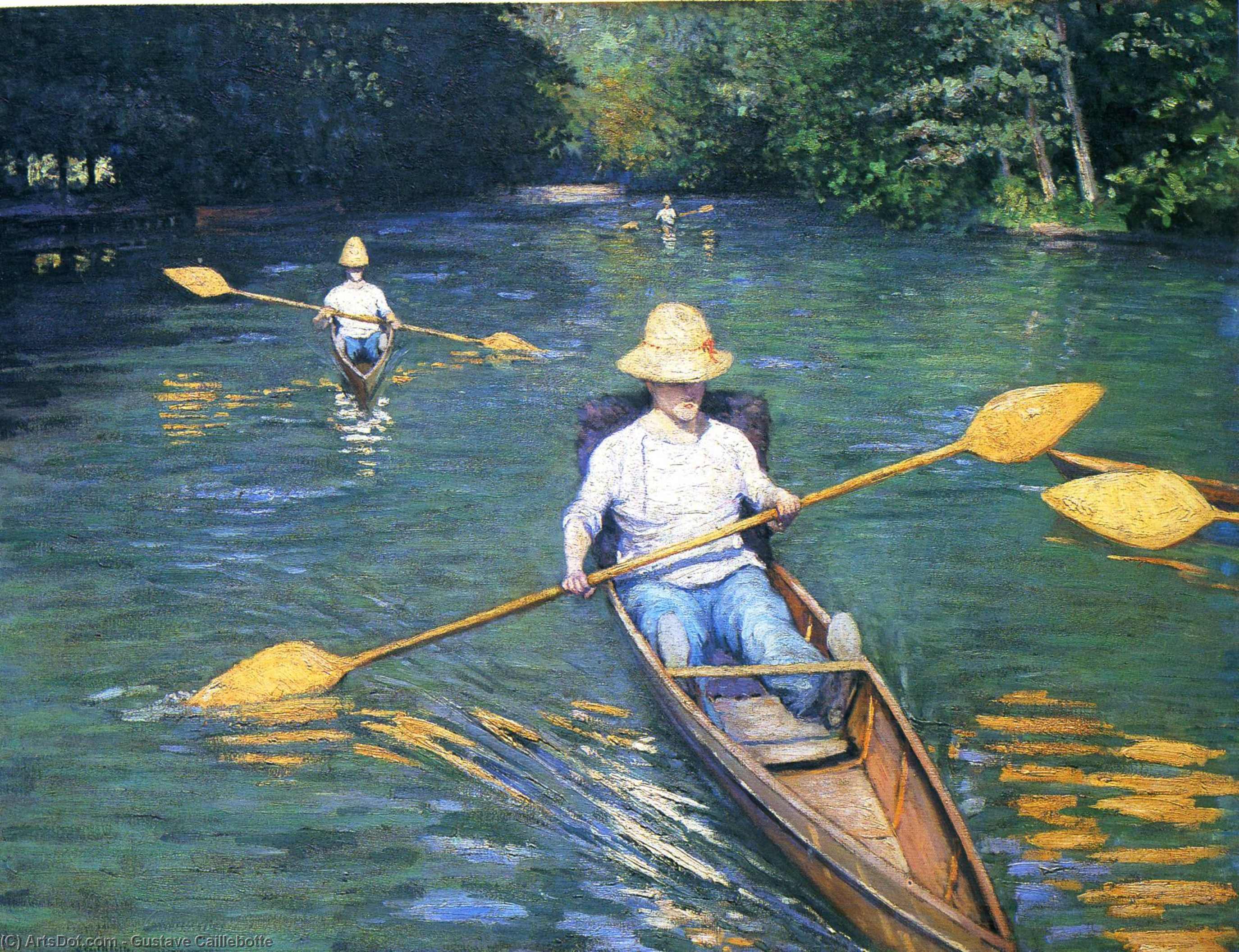 Густав Кайботт - Skiffs on the Yerres