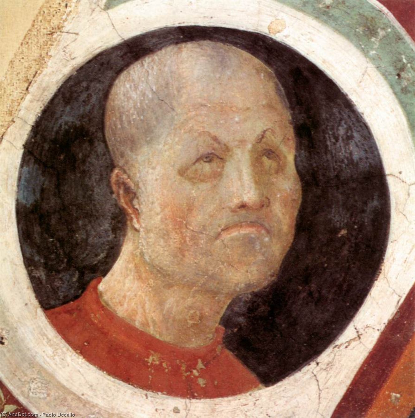 Roundel Con Testa — Paolo Uccello