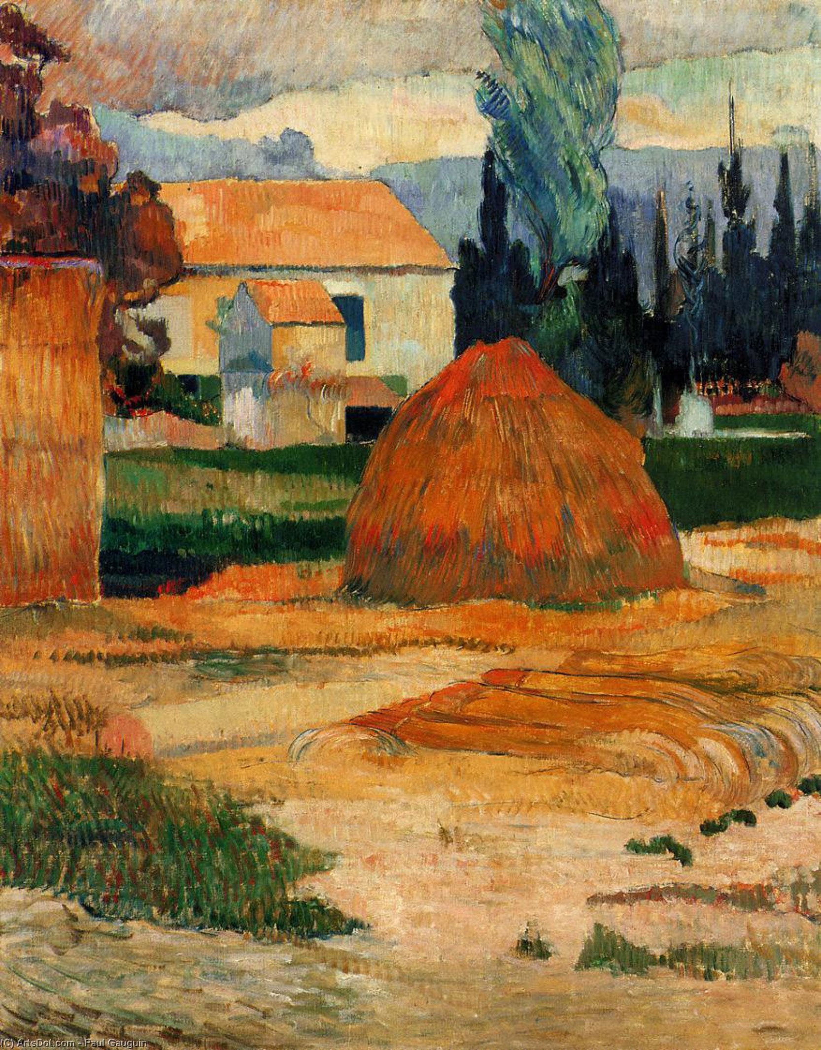 Paul Gauguin - Haystack, near Arles