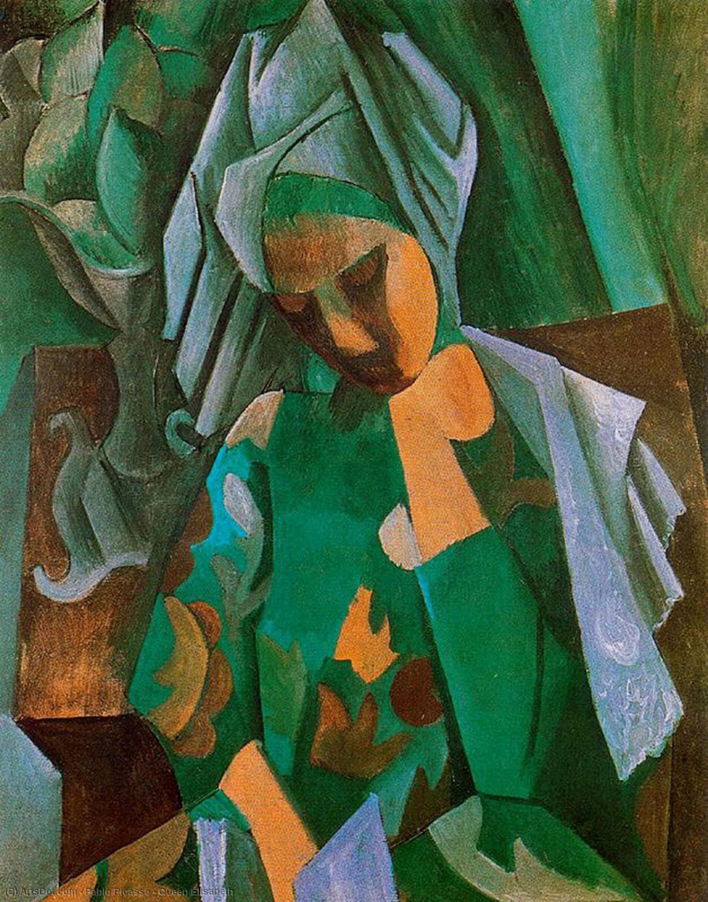 Pablo Picasso - La Reine Élisabeth